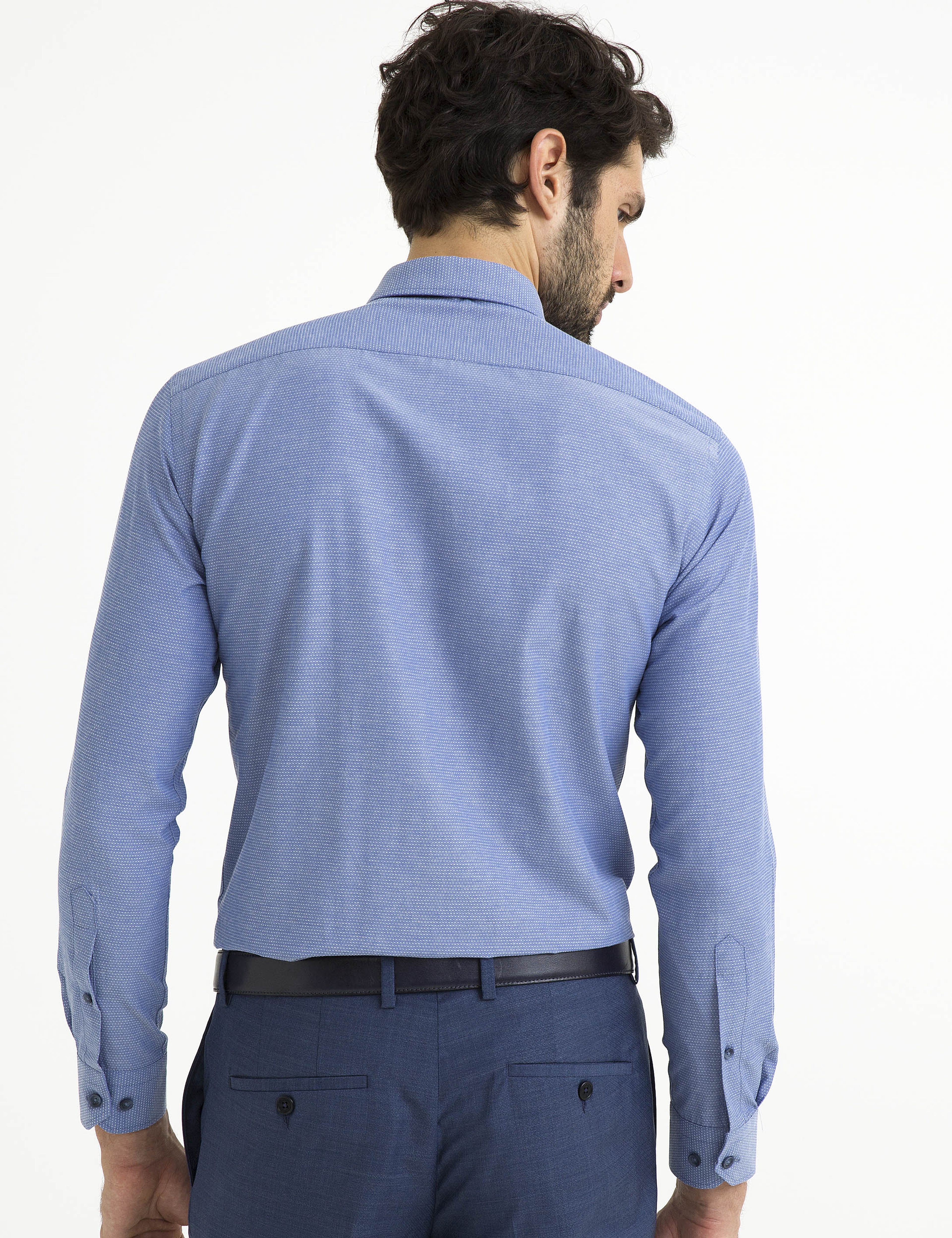 İndigo Slim Fit Gömlek - Image 5