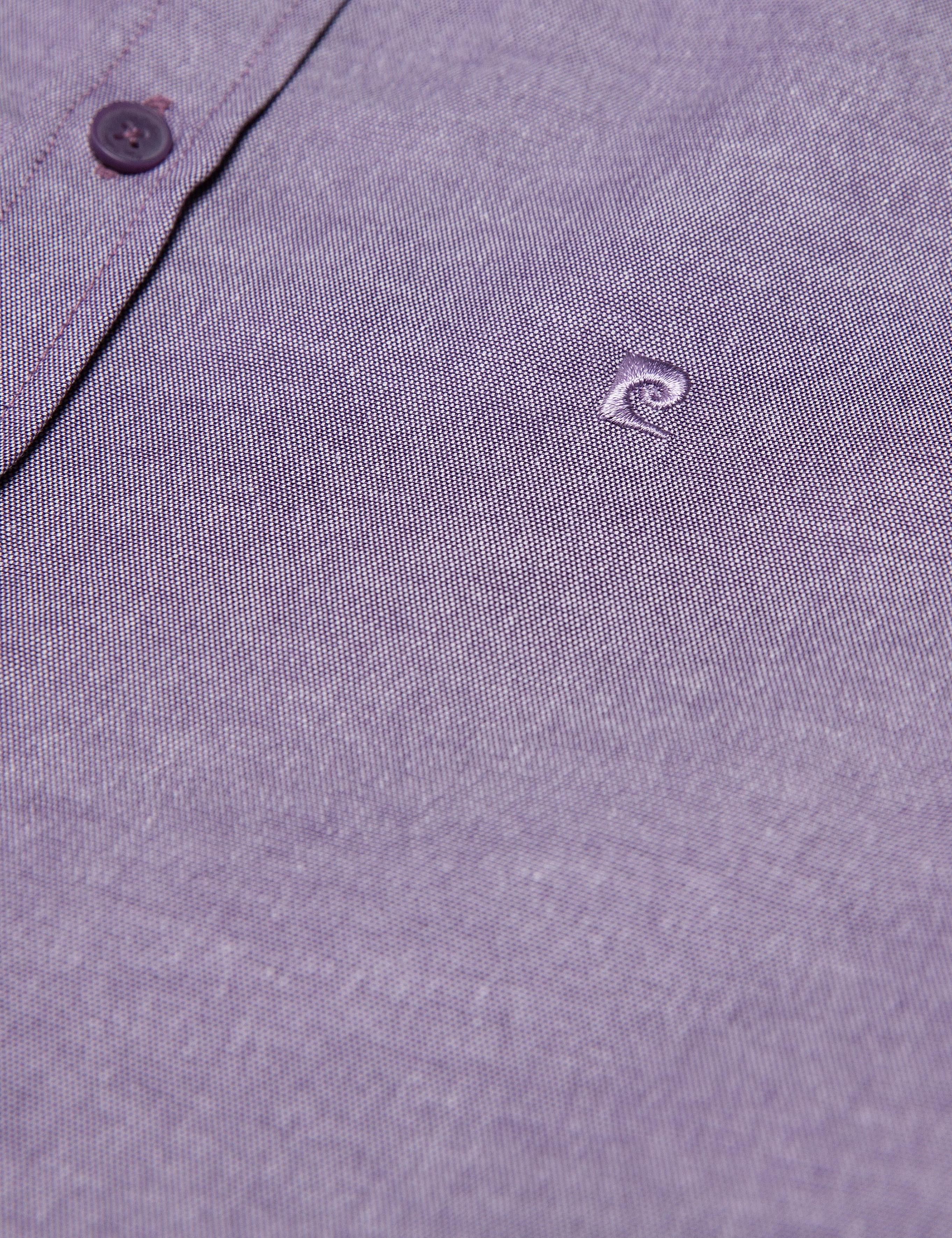 Mor Slim Fit Gömlek