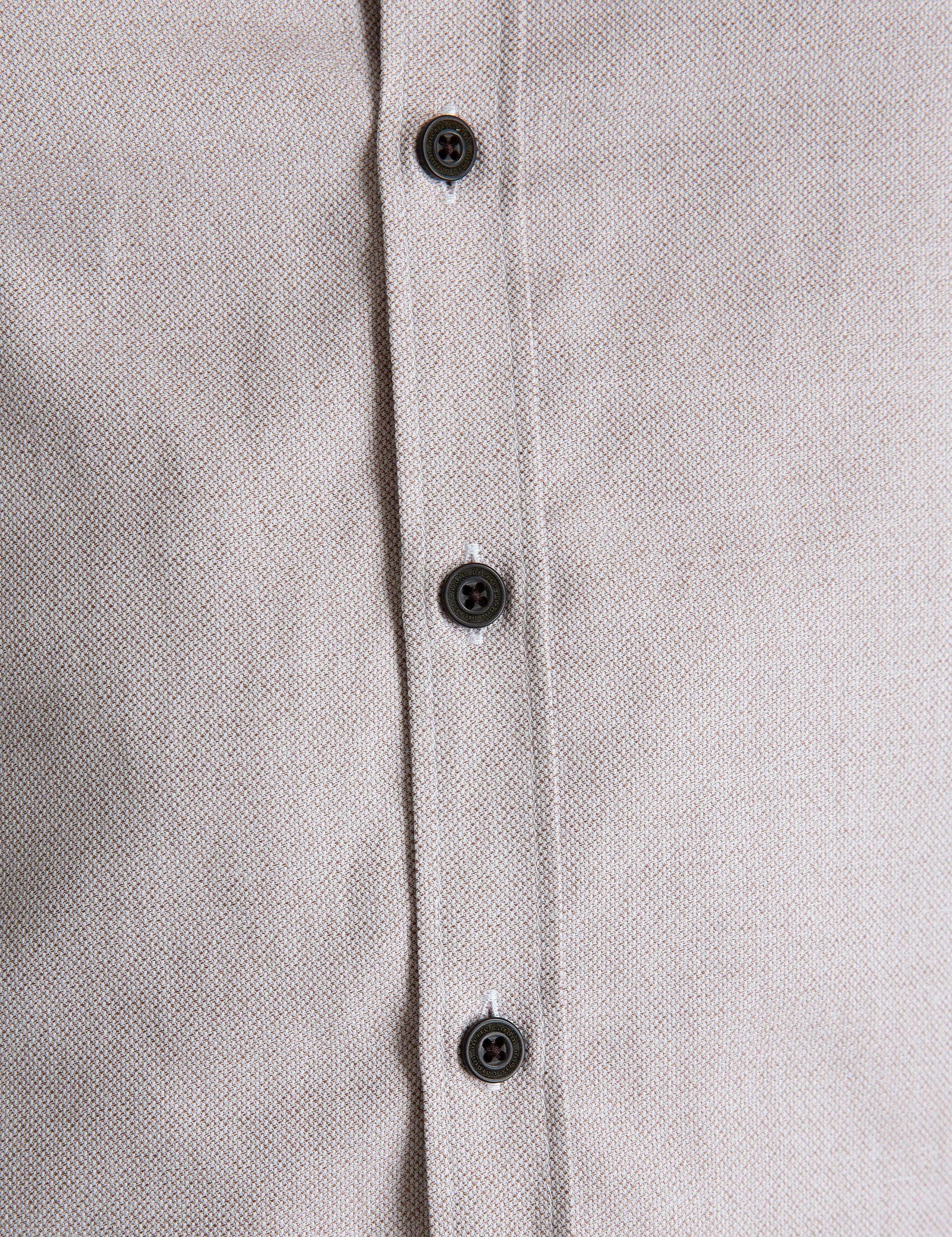 Kahverengi Slim Fit Gömlek