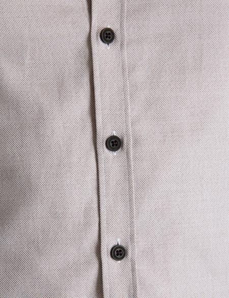 Kahverengi Slim Fit Gömlek - 50193473010