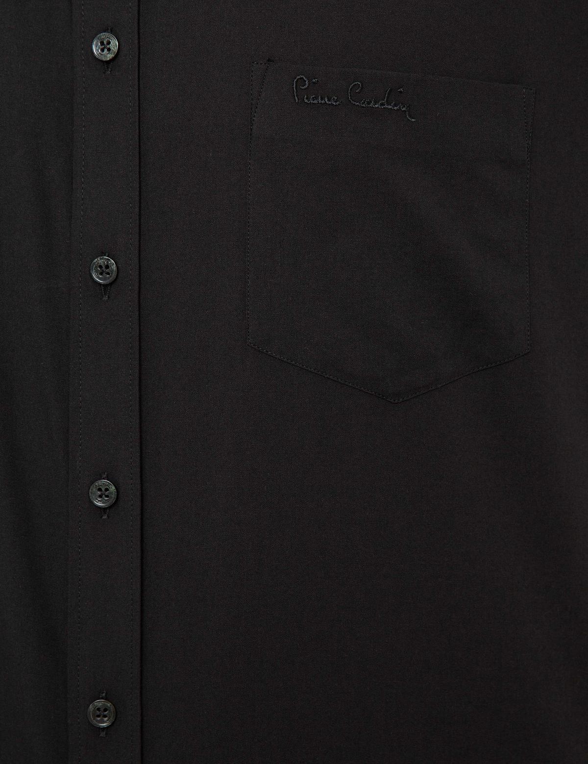 Siyah Regular Fit Uzun Kollu Basic Gömlek - 50207625010