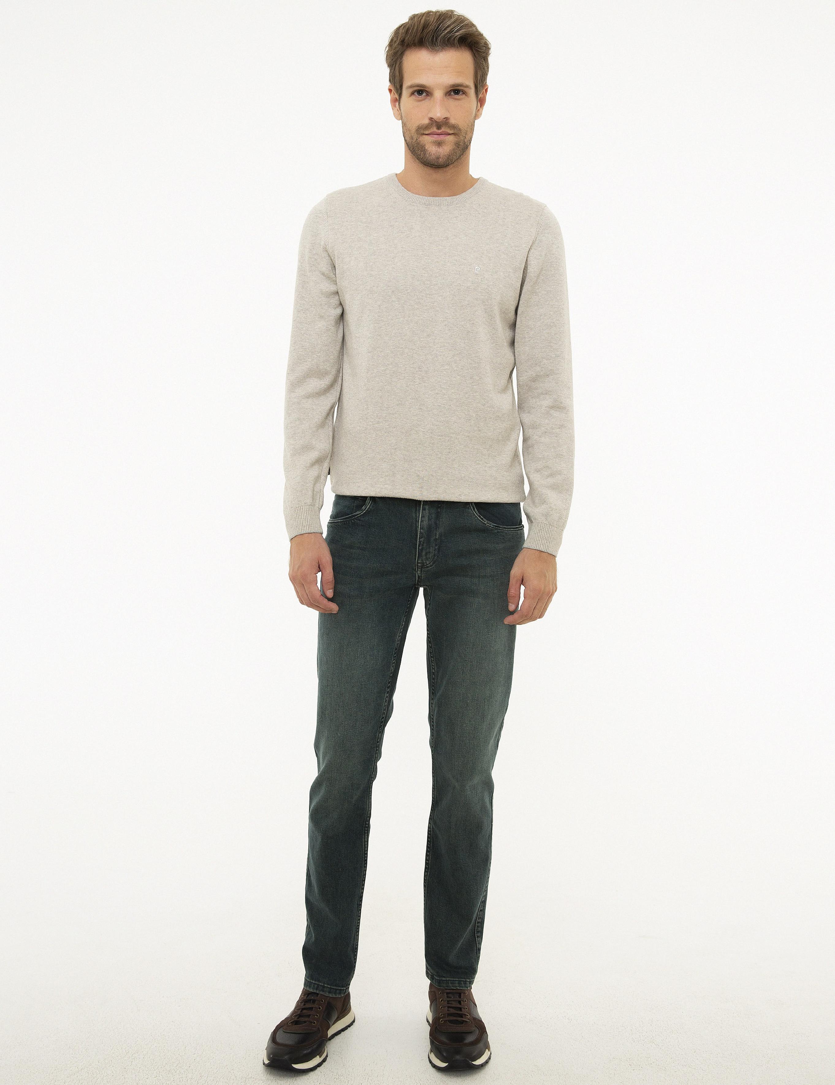 Kum Melanj Slim Fit Basic Kazak