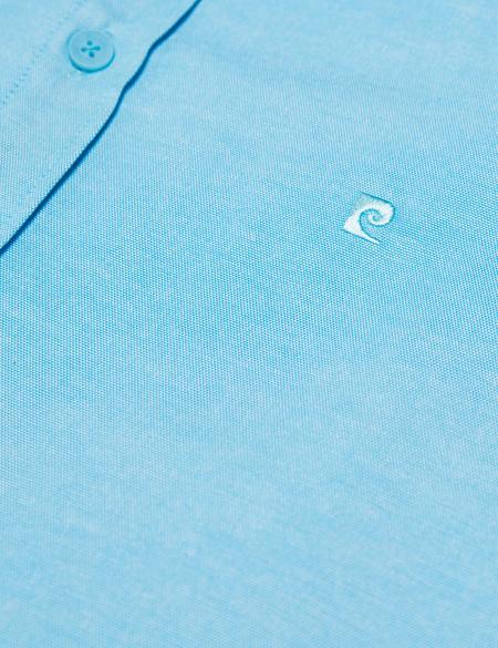 Turkuaz Mavi Slim Fit Gömlek - 50188500082