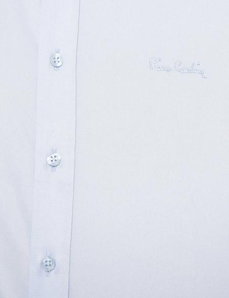 Açık Mavi Slim Fit Uzun Kollu Basic Gömlek - 50155060048