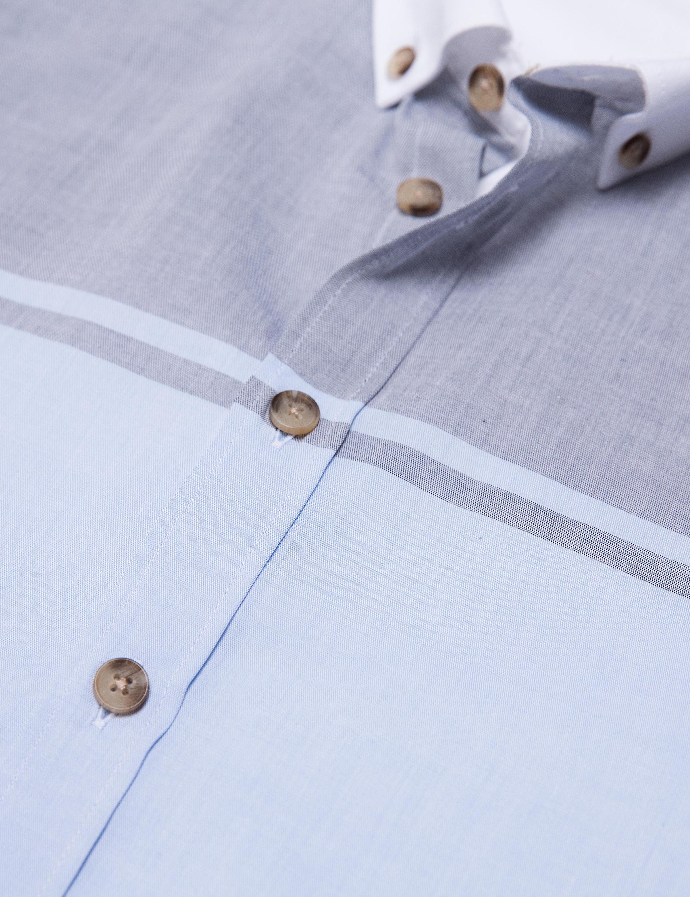 Mavi Slim Fit Gömlek