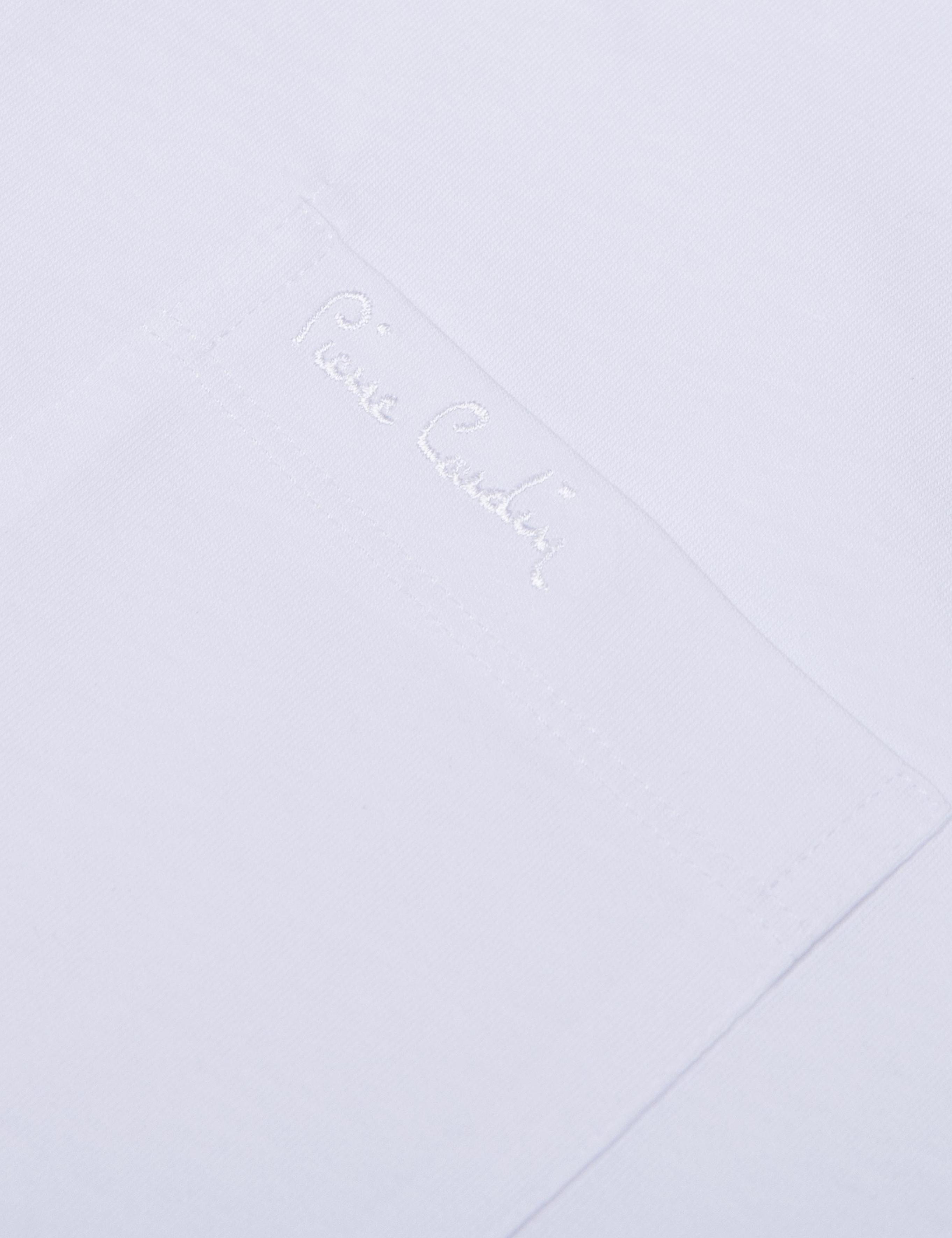 Beyaz Regular Fit Polo Yaka Basic T-Shirt