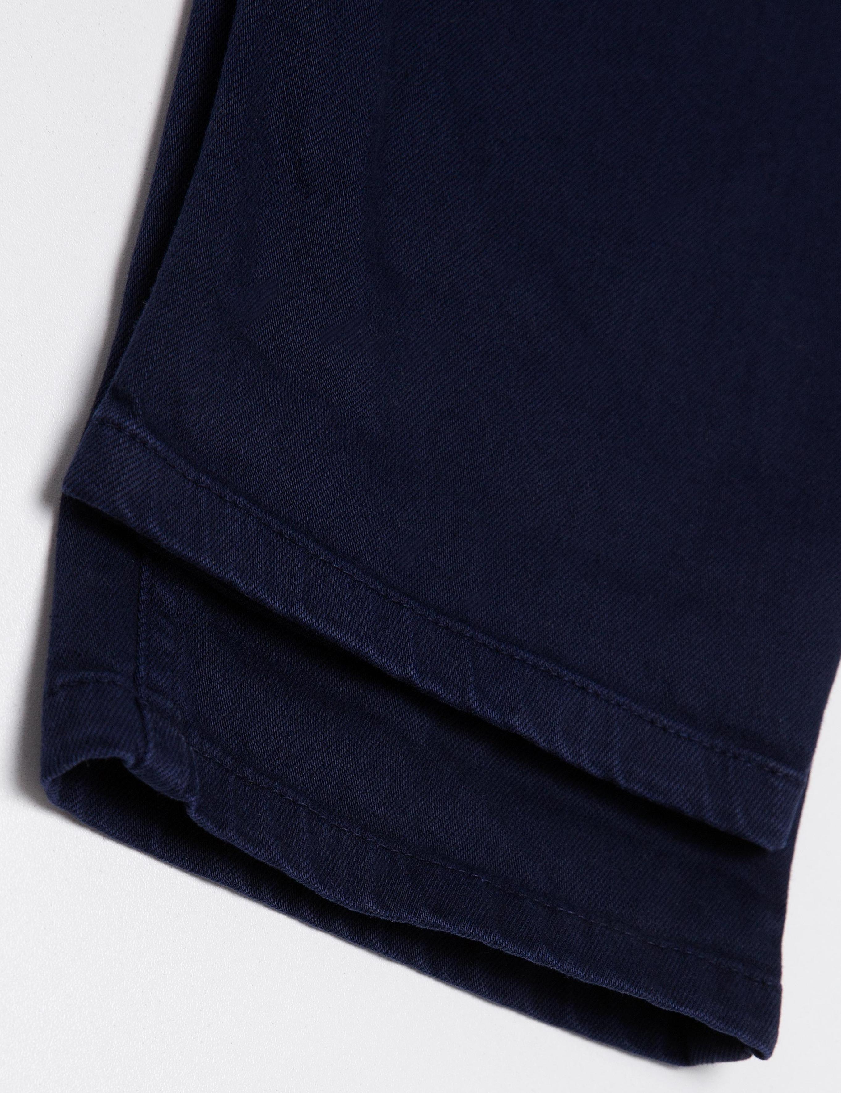 Lacivert Slim Fit Denim Pantolon