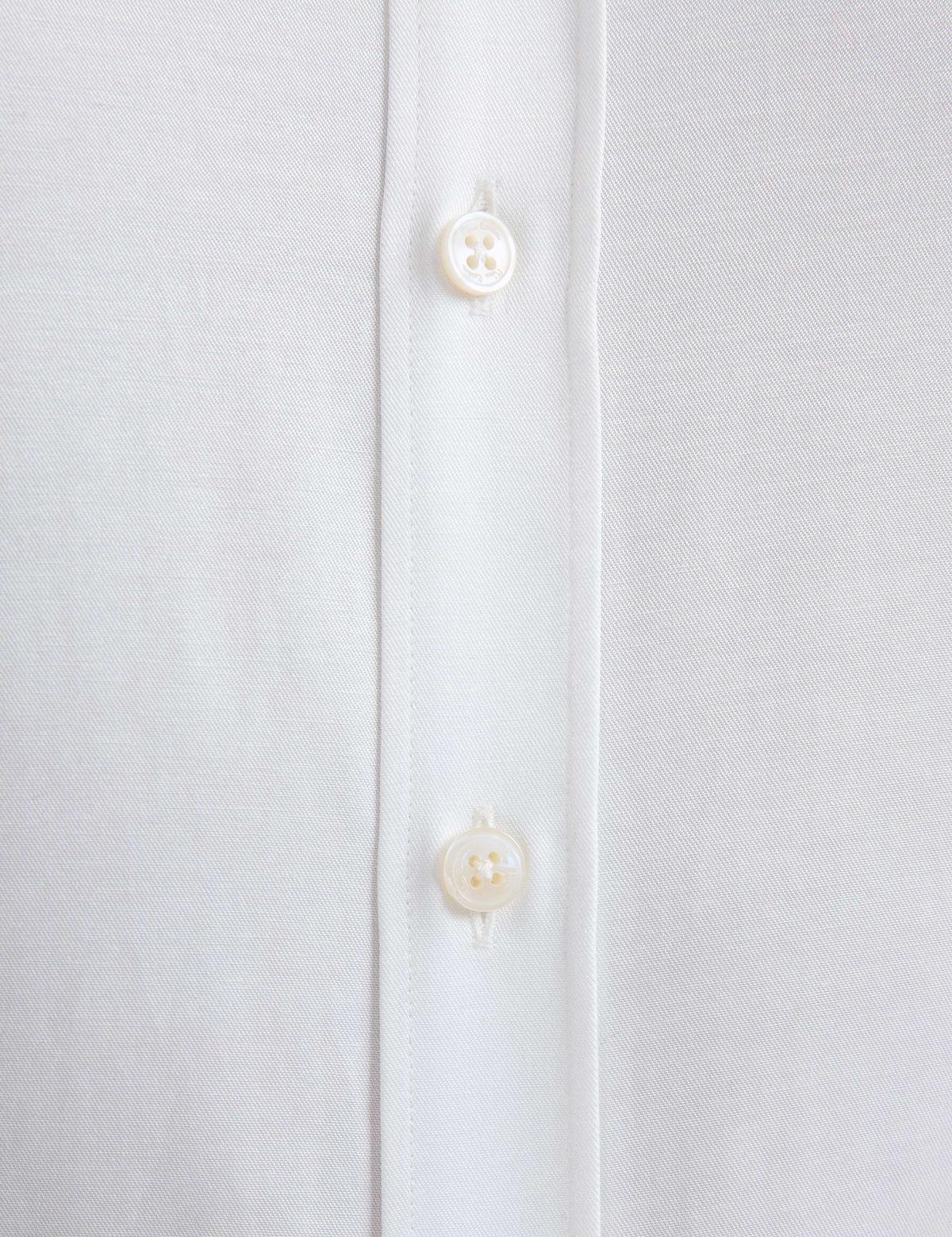 Beyaz Slim Fit Basic Gömlek - 50189518056