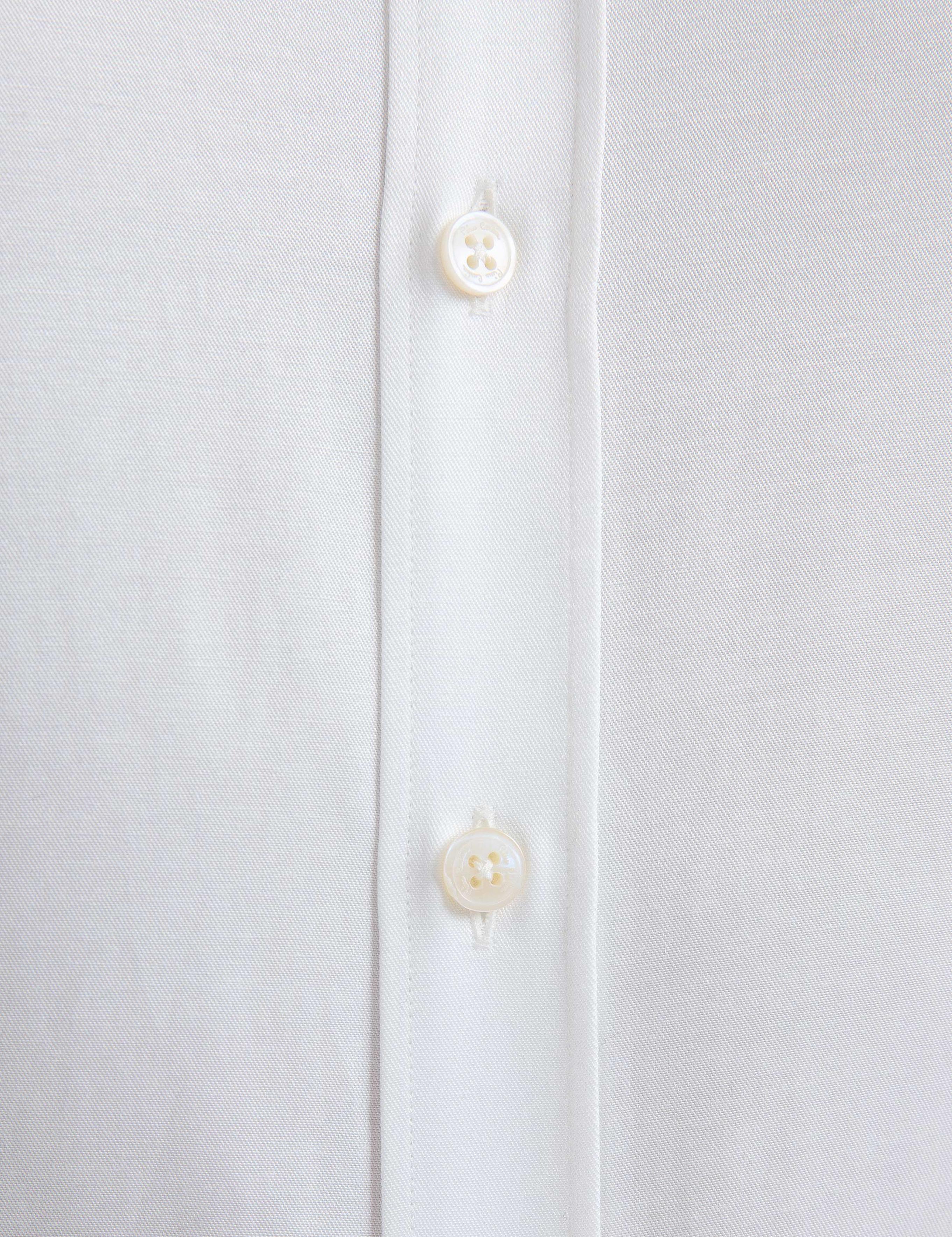 Beyaz Slim Fit Basic Gömlek