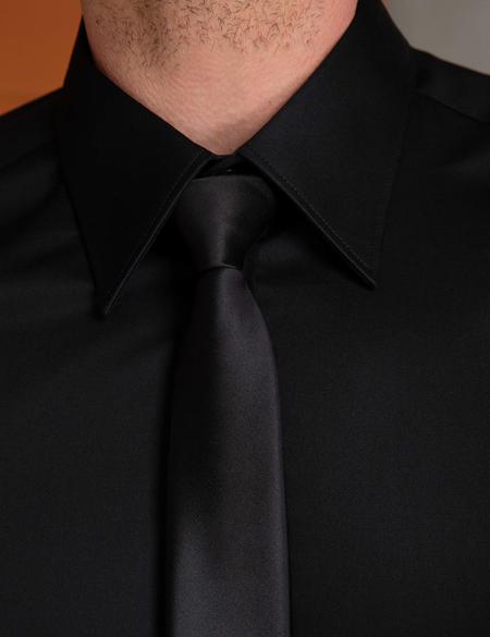 Siyah Slim Fit Gömlek - 50199436037