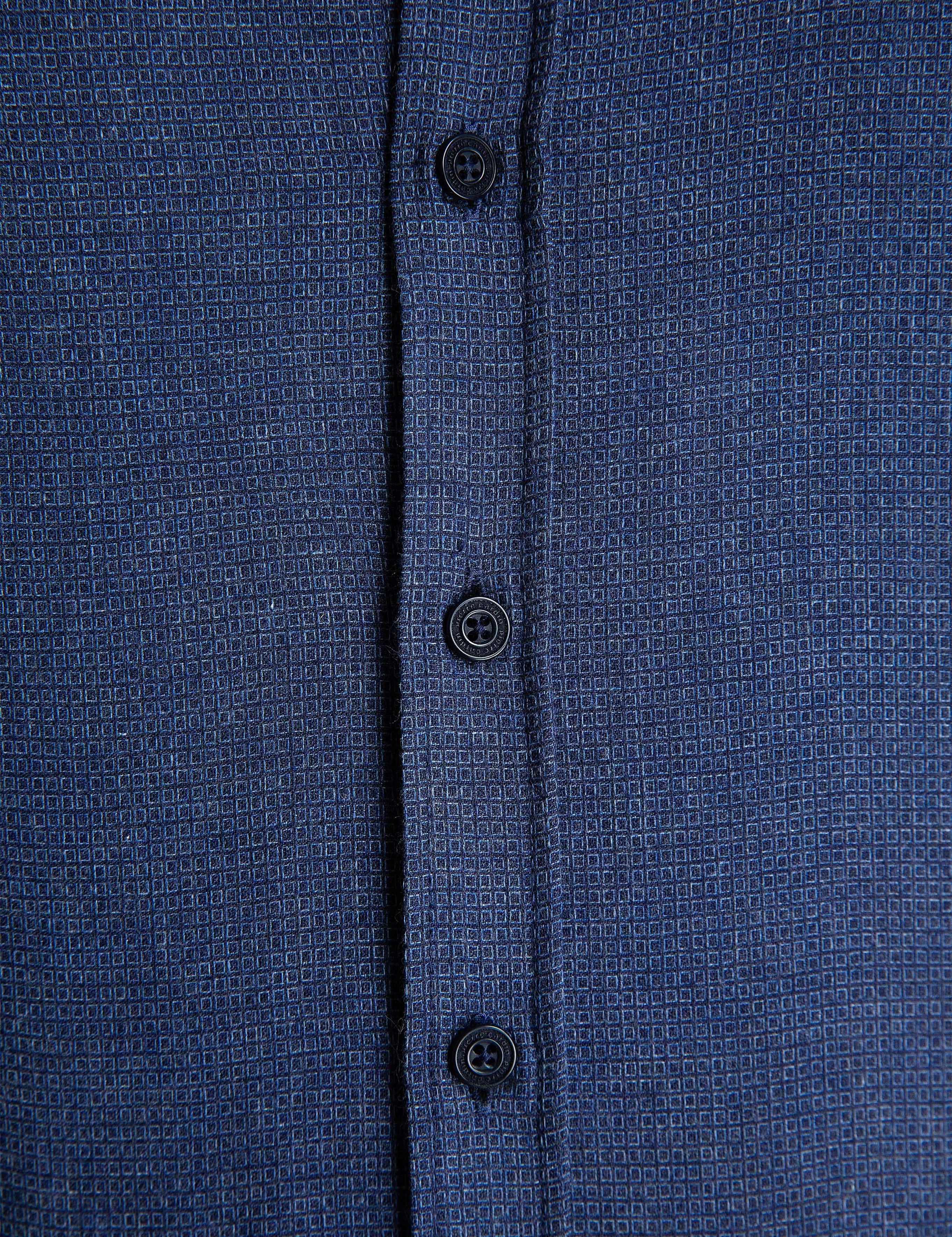 Lacivert Slim Fit Gömlek