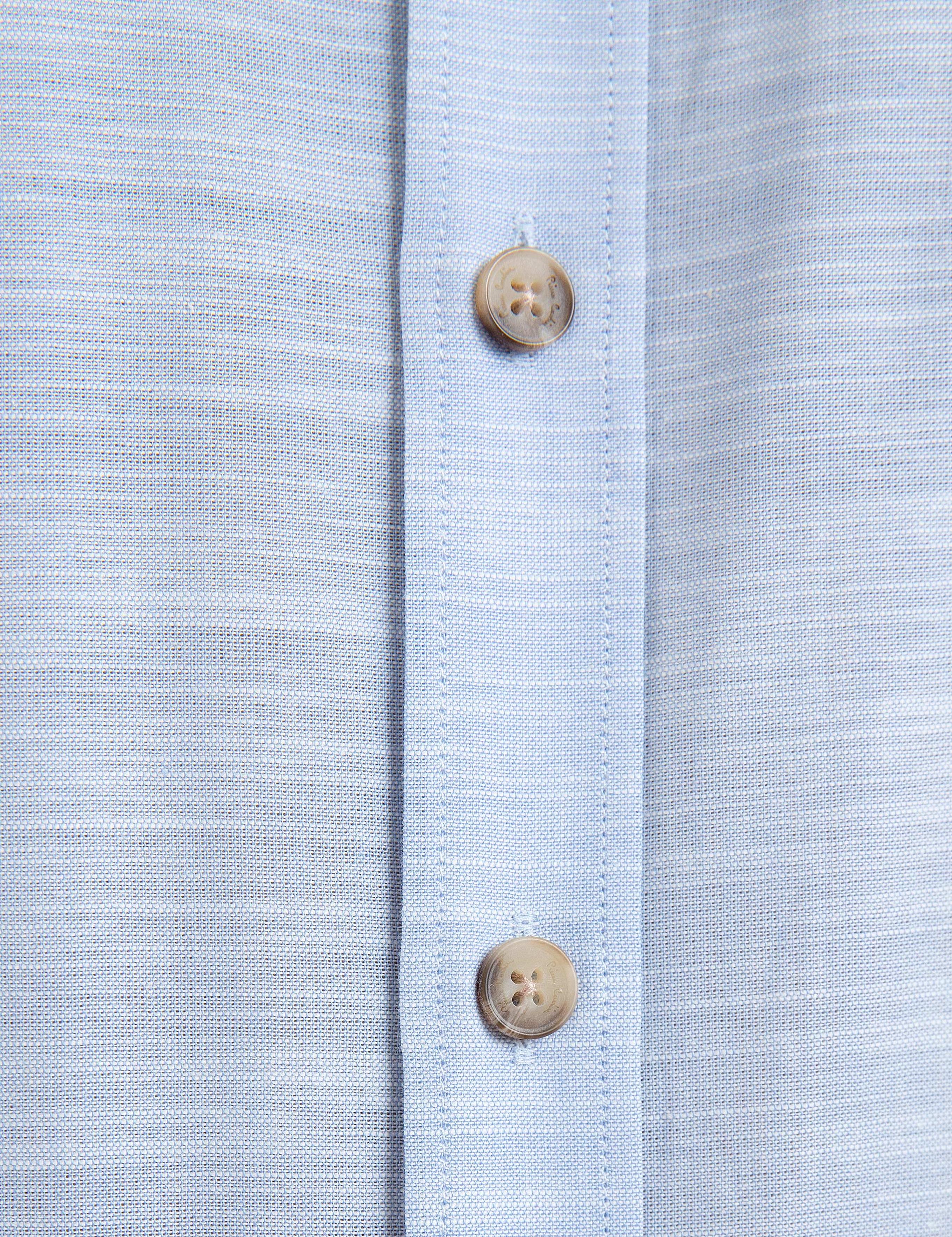 Açık Mavi Regular Fit Kısa Kol Gömlek