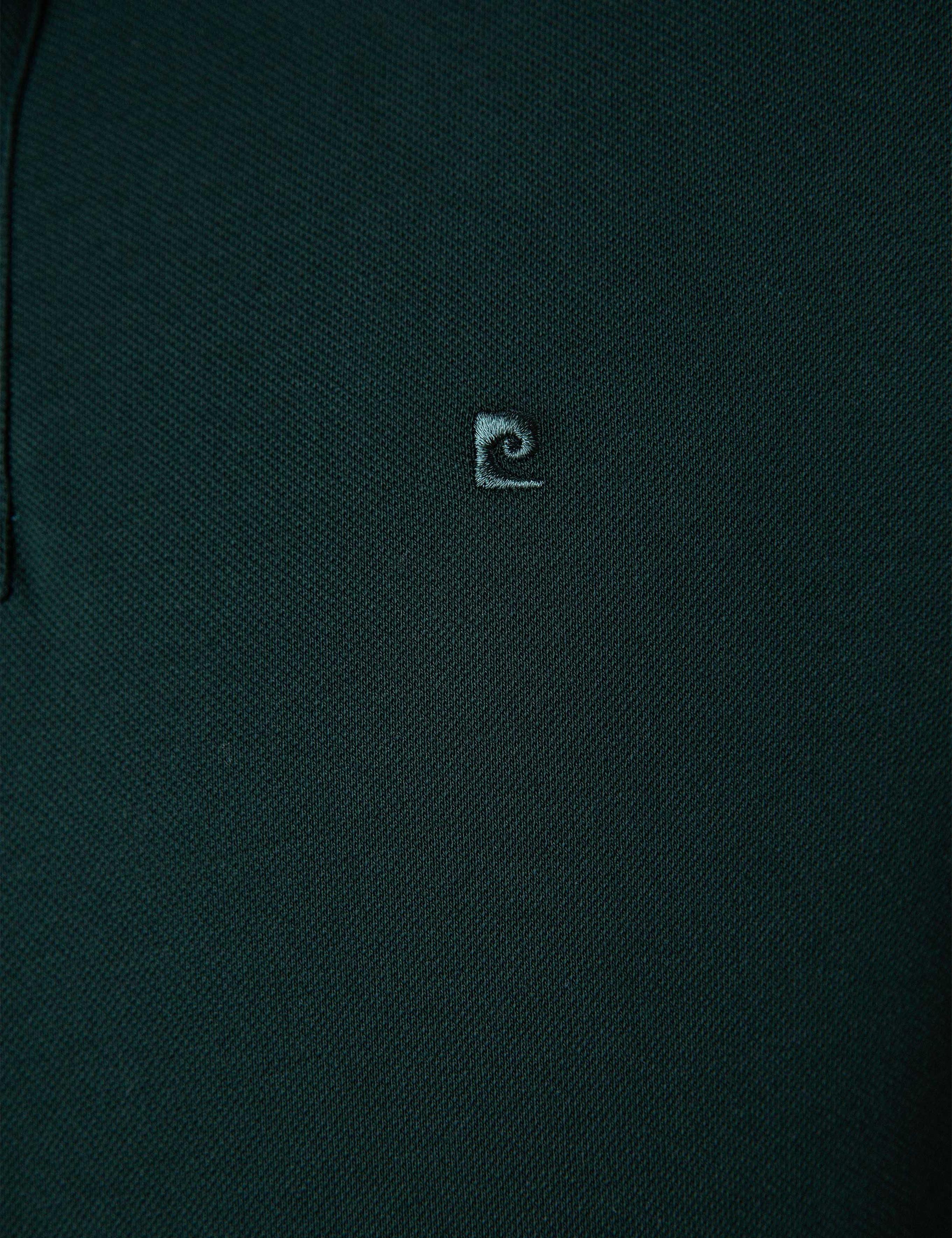 Koyu Yeşil Slim Fit Basic Polo Yaka T-Shirt