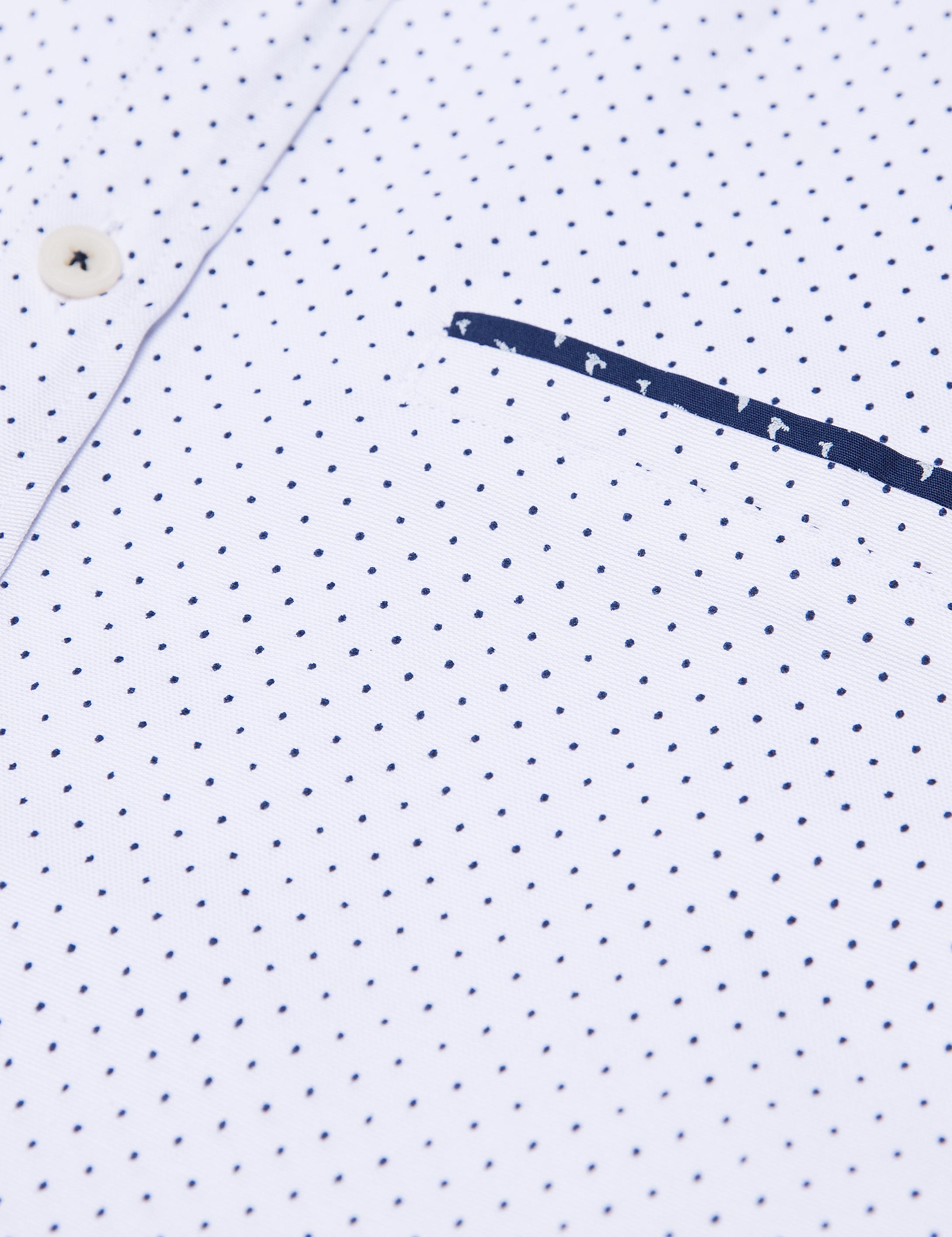 Beyaz Slim Fit Gömlek - 50187545019