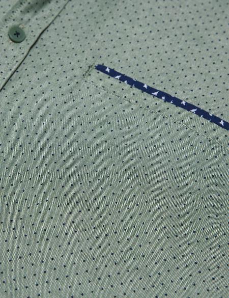 Yeşil Slim Fit Gömlek - 50187545004