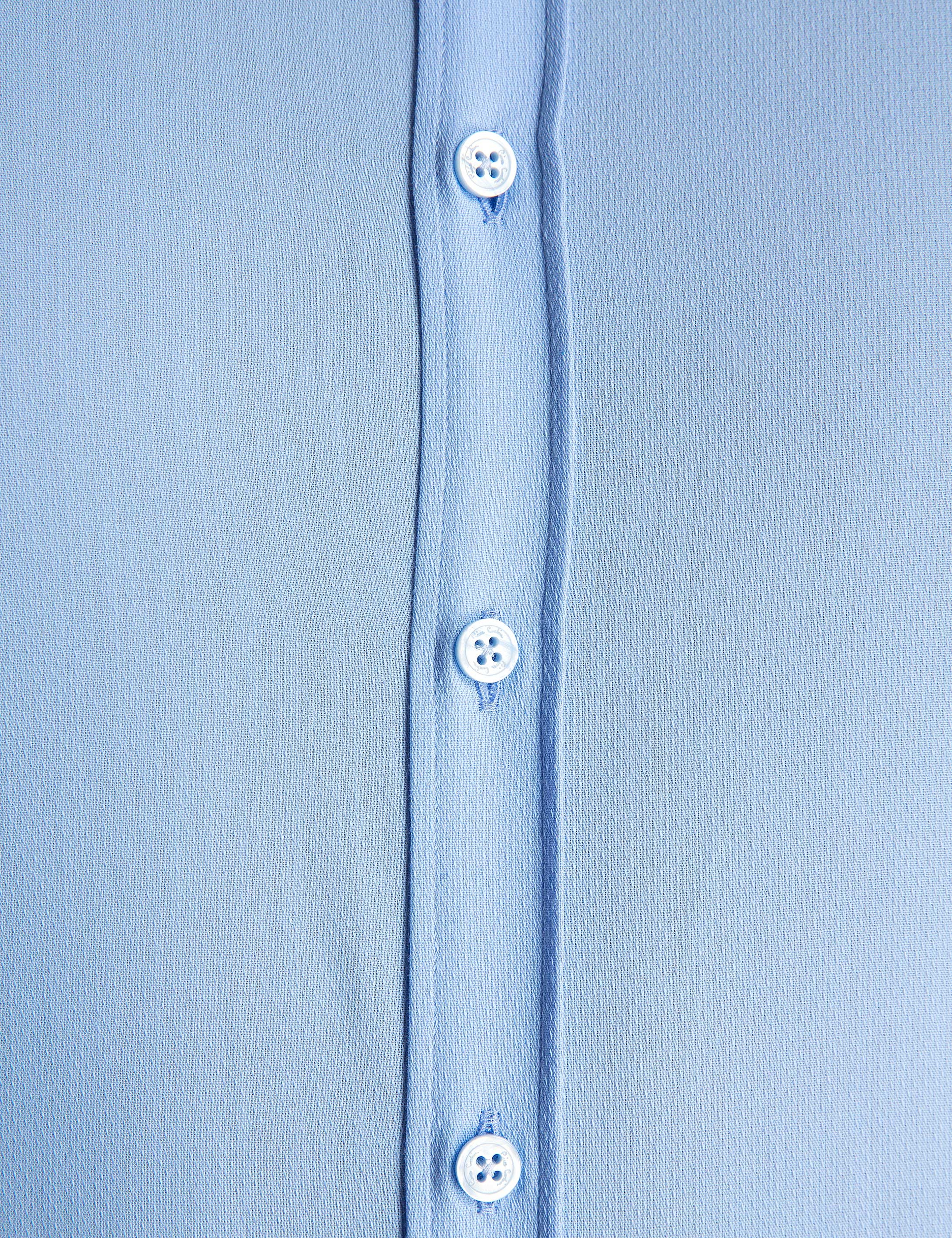 Açık Mavi Slim Fit Gömlek - Image 5