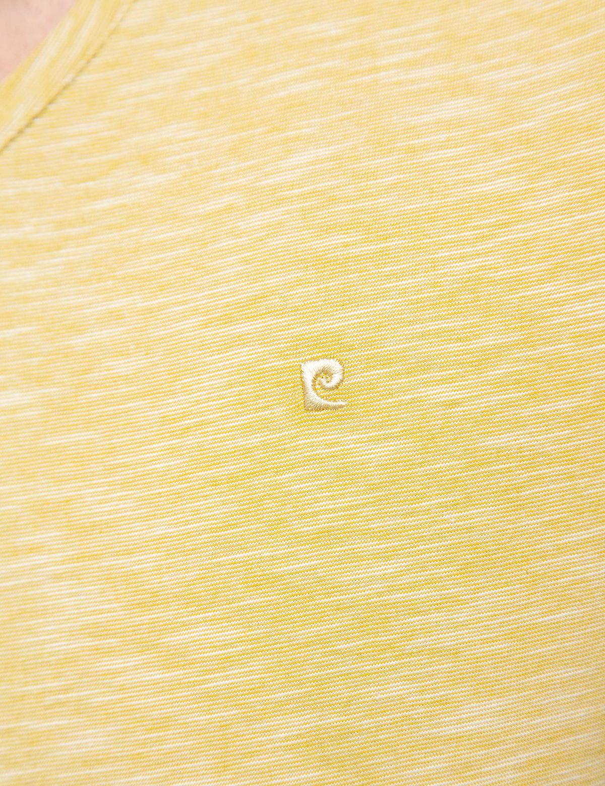 Sarı Slim Fit Basic Tişört - 50188634053