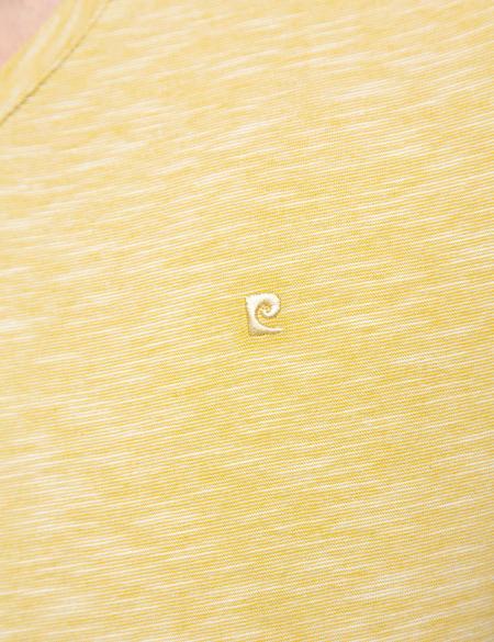 Sarı Slim Fit Basic Tişört - 50188634053