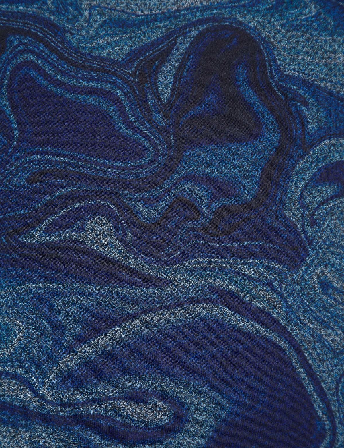 Lacivert Slim Fit Bisiklet Yaka T-Shirt - 50189507007