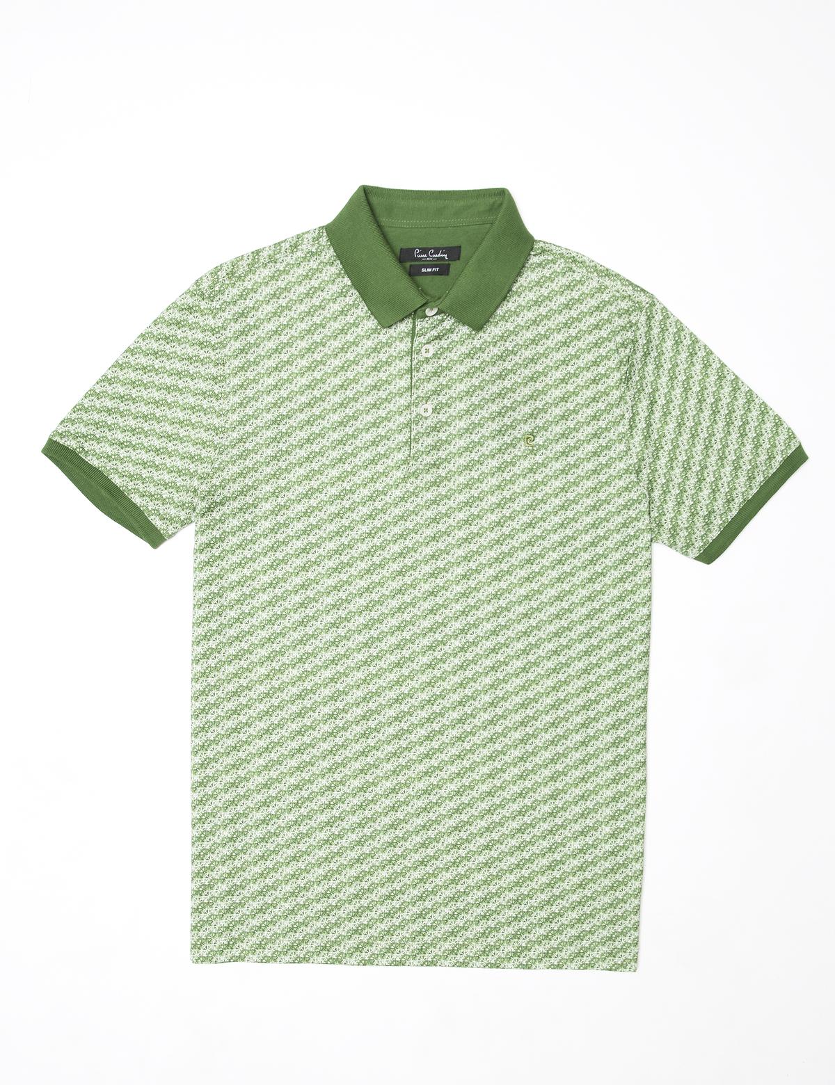 Yeşil Slim Fit T-Shirt - 50171674015