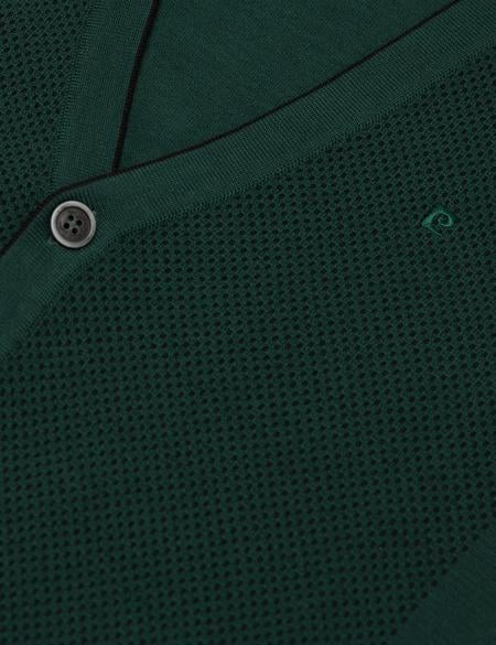 Yeşil Triko Hırka - 50175325093