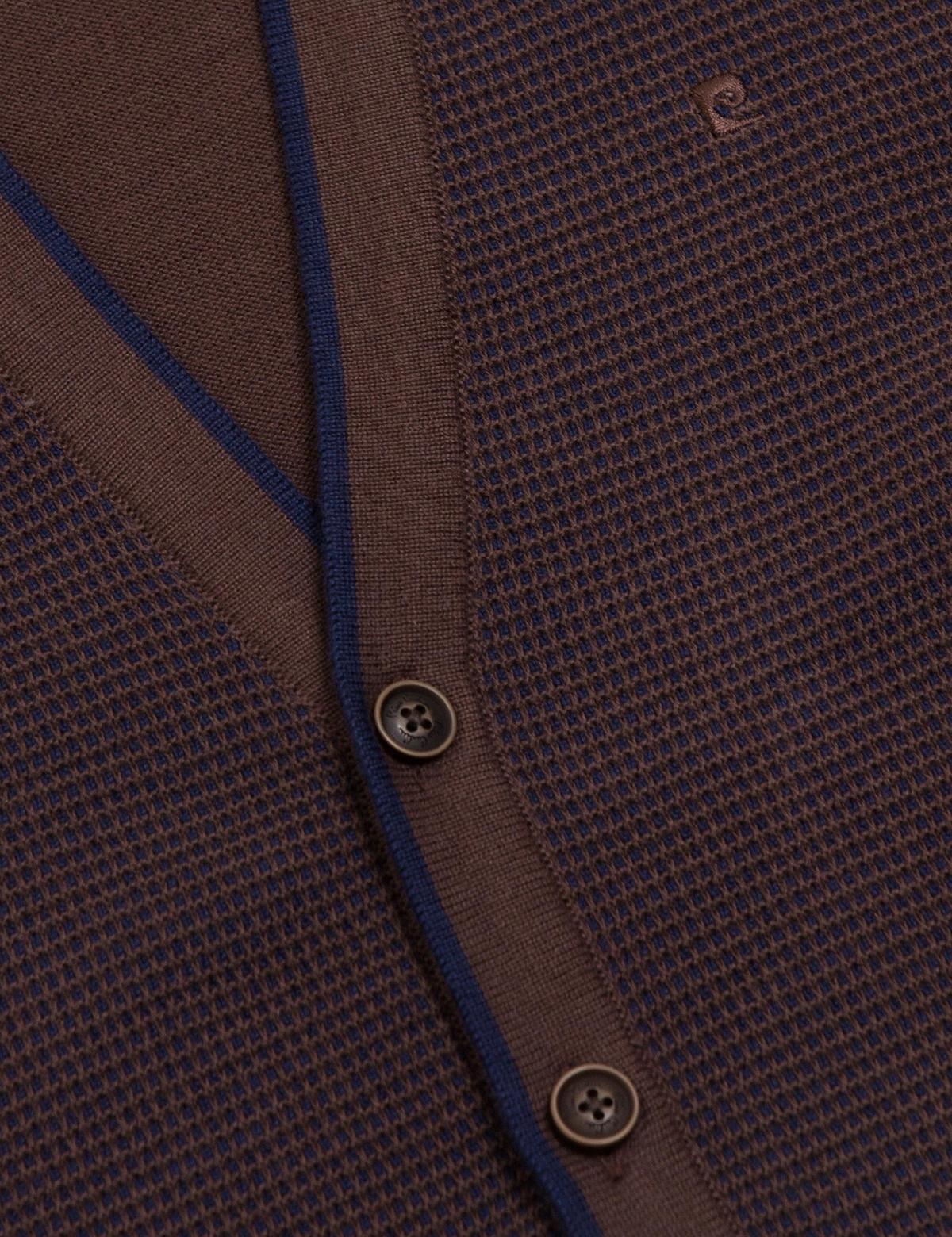 Kahverengi Triko Hırka - 50175328001