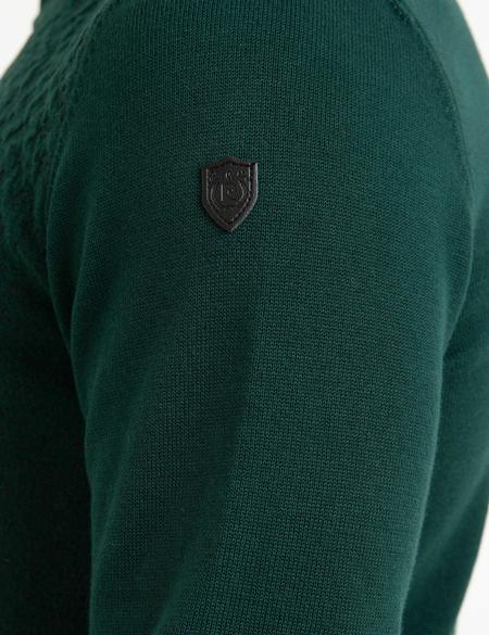 Yeşil Triko Kazak - 50175347073