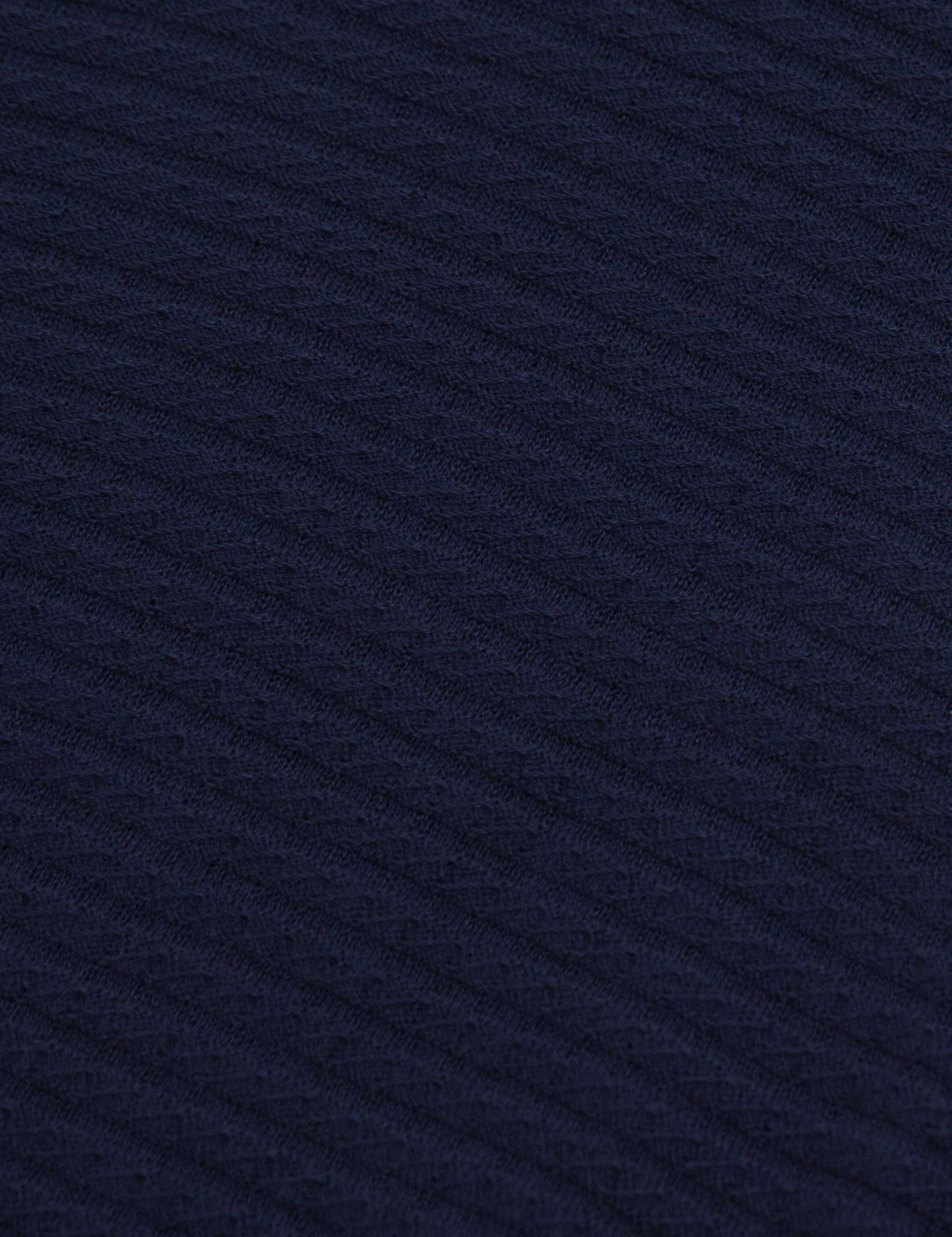 Lacivert Slim Fit Triko Kazak