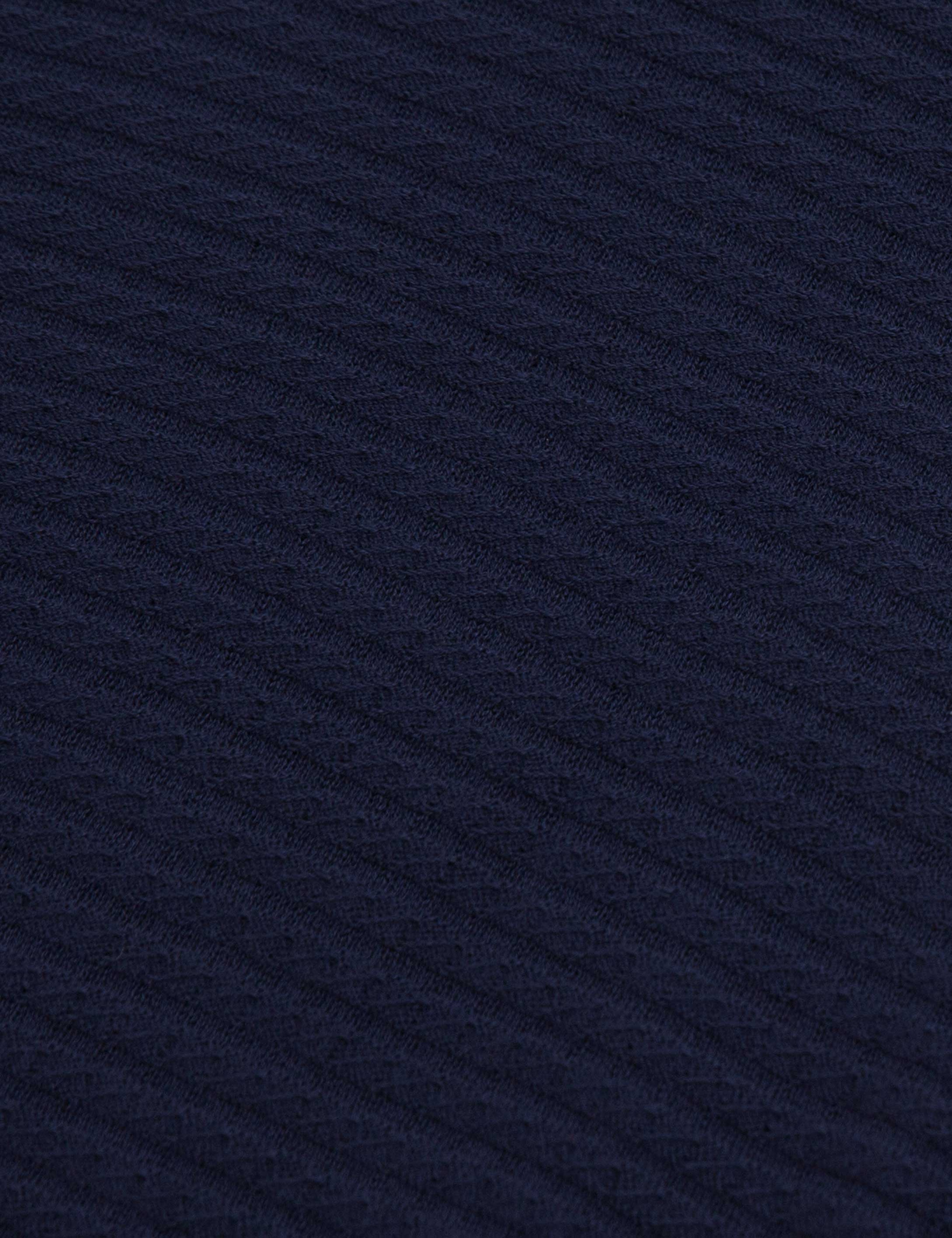 Lacivert Slim Fit Triko Kazak - Image 5