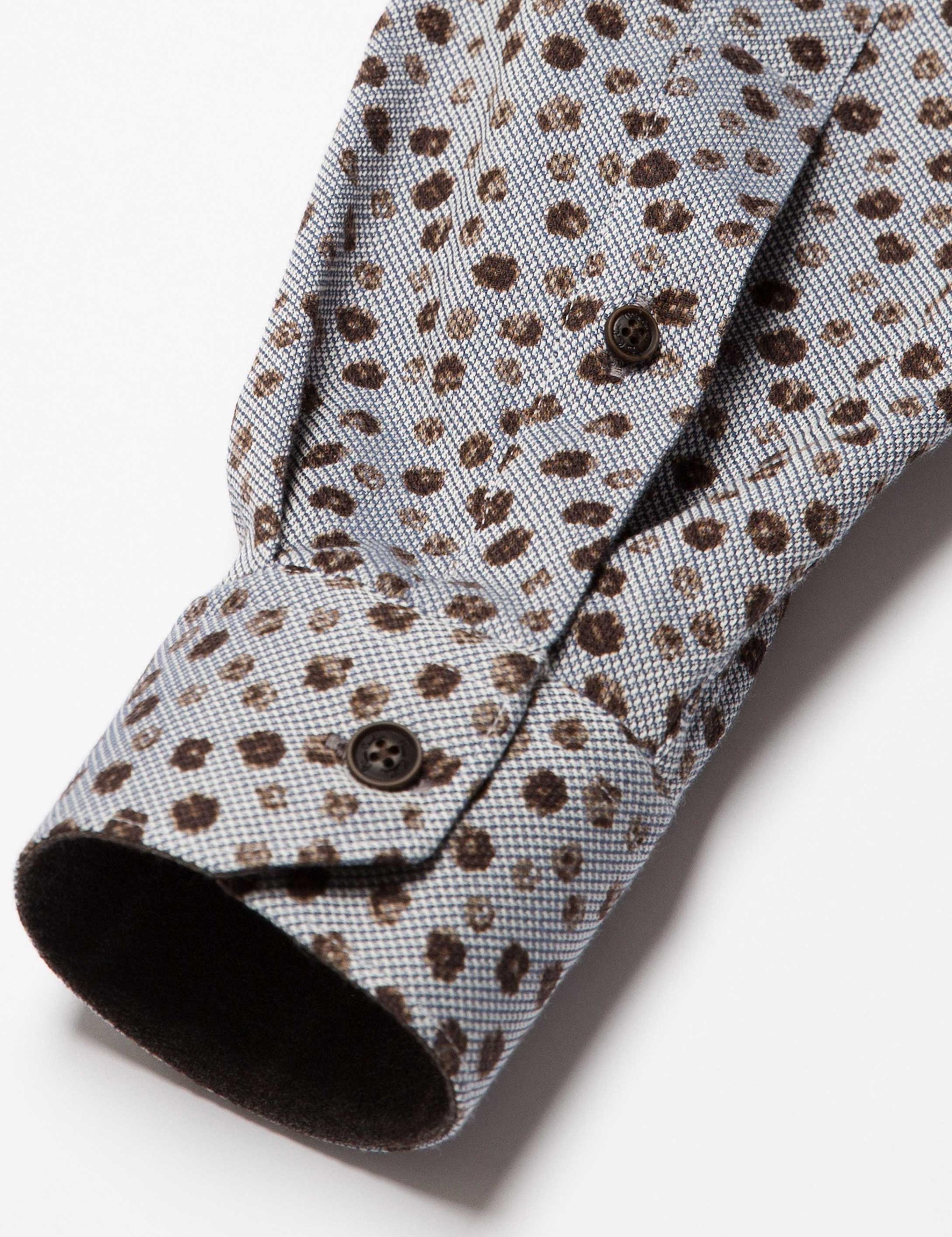 Slim Kahverengi Gömlek