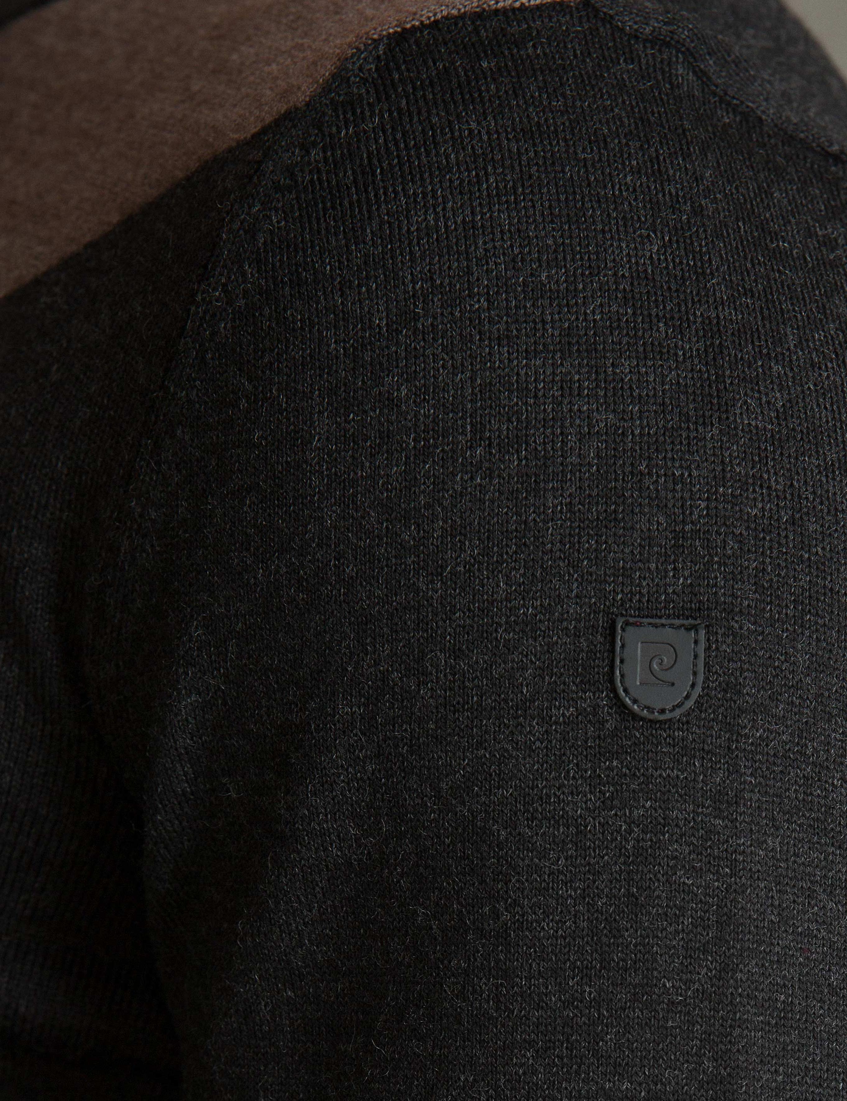 Antrasit Melanj Slim Fit Kazak