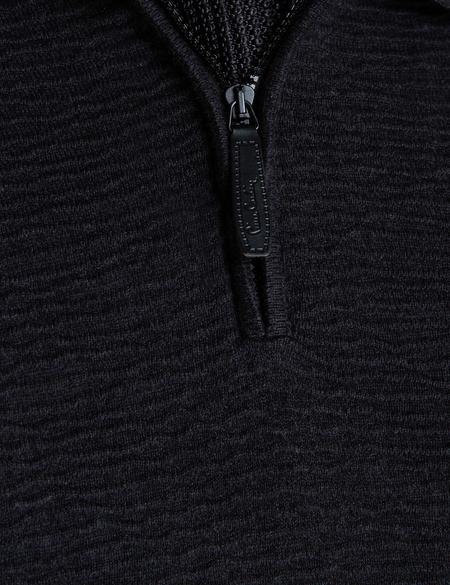 Antrasit Melanj Slim Fit Kazak - 50193399043