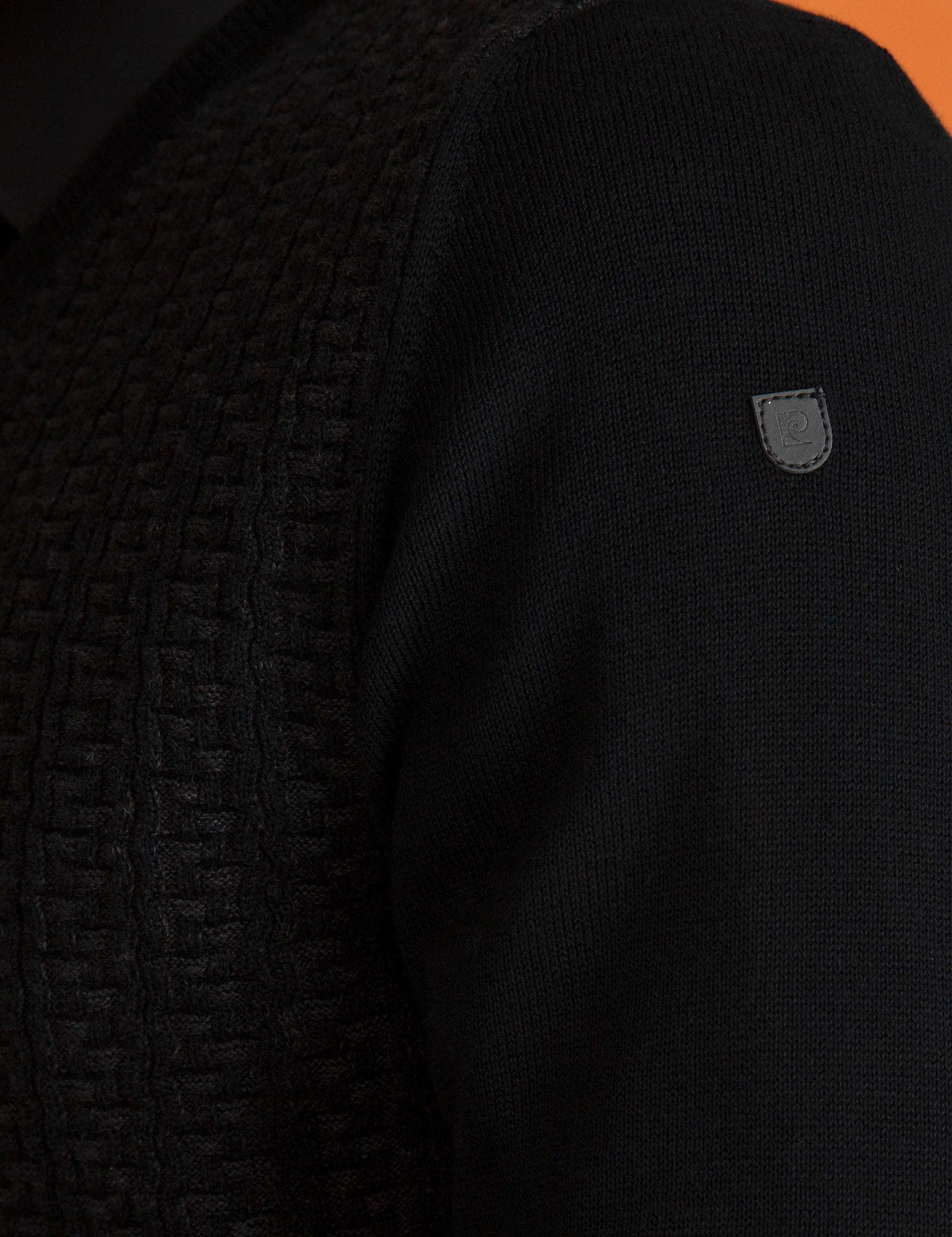 Antrasit Melanj Slim Fit Kazak - Image 5