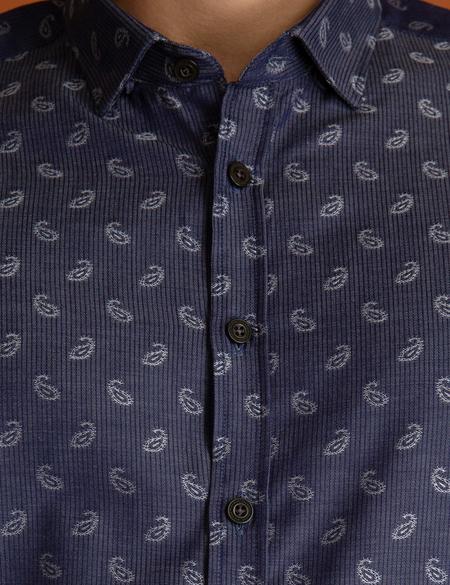 İndigo Slim Fit Gömlek - 50193492001