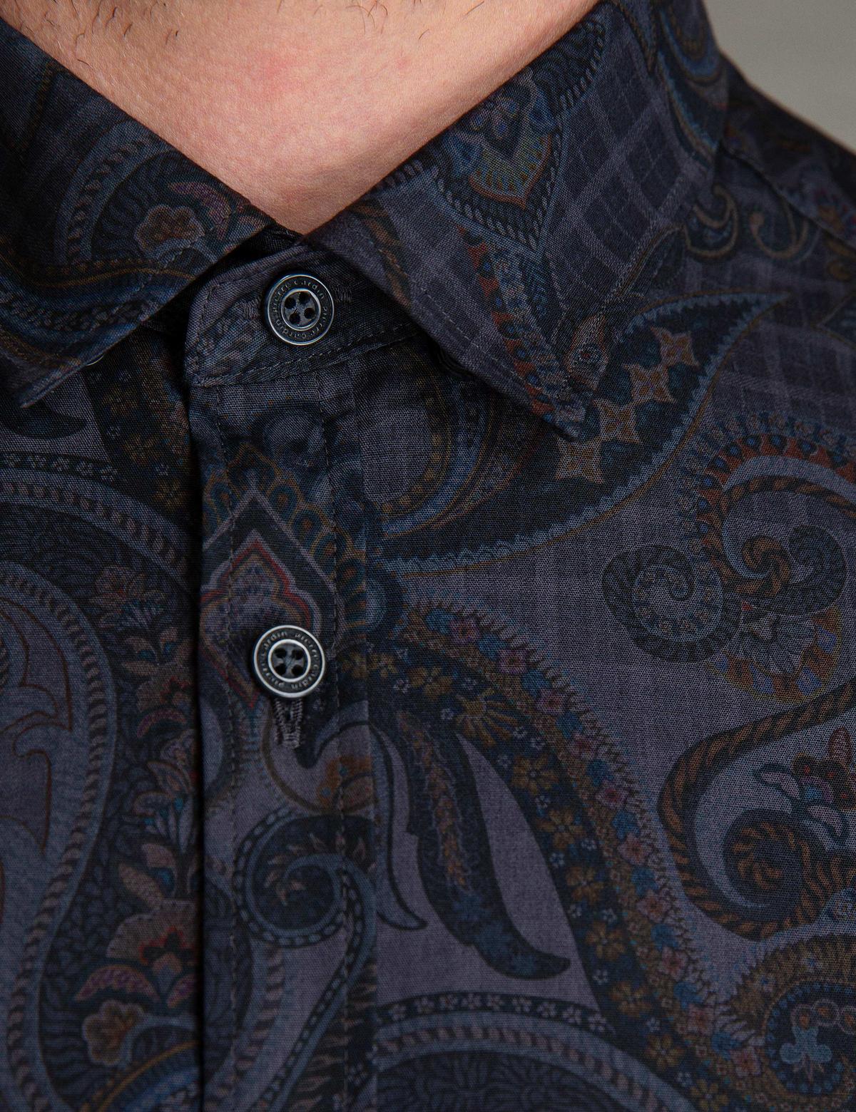 Antrasit Slim Fit Gömlek - 50193511007