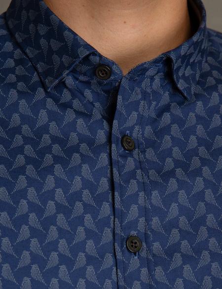 Lacivert Slim Fit Gömlek - 50193513016