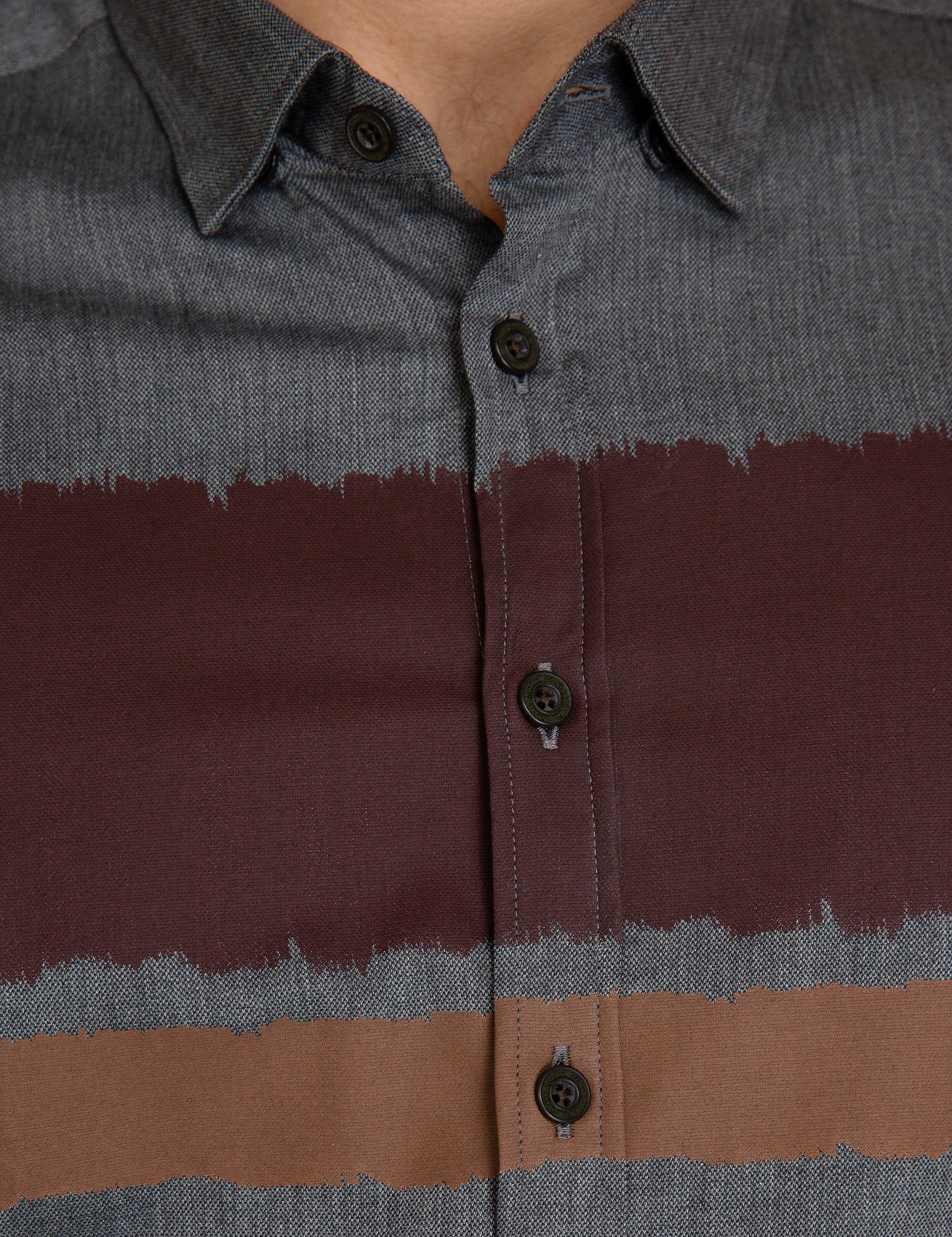 Füme Slim Fit Gömlek - Image 5