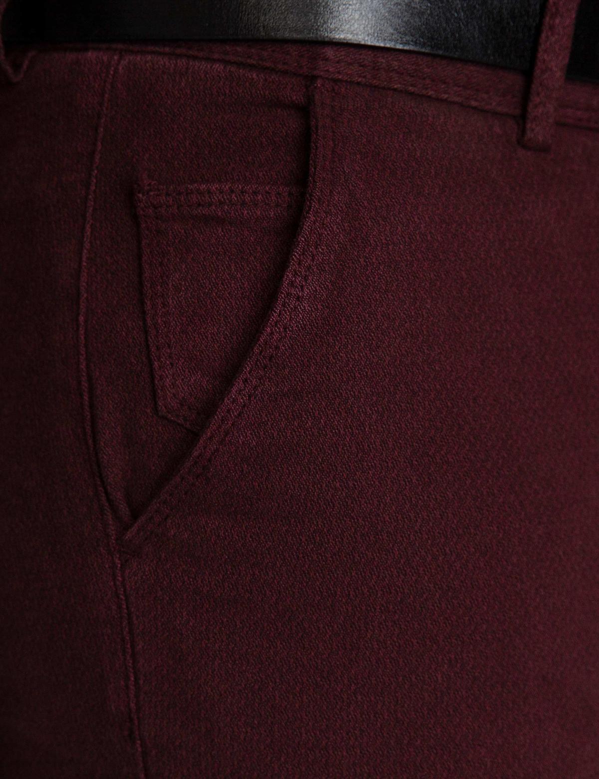 Bordo Slim Fit Chino Pantolon - 50193716043