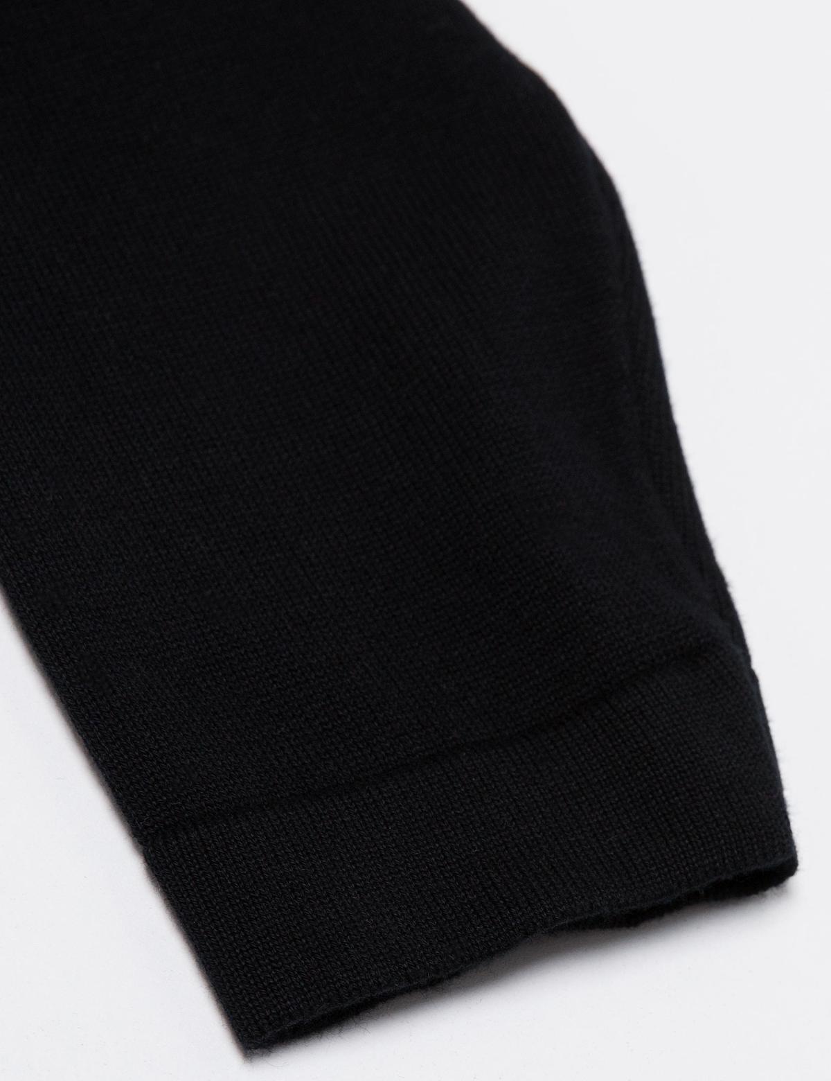 Siyah Triko Kazak - 50193802012