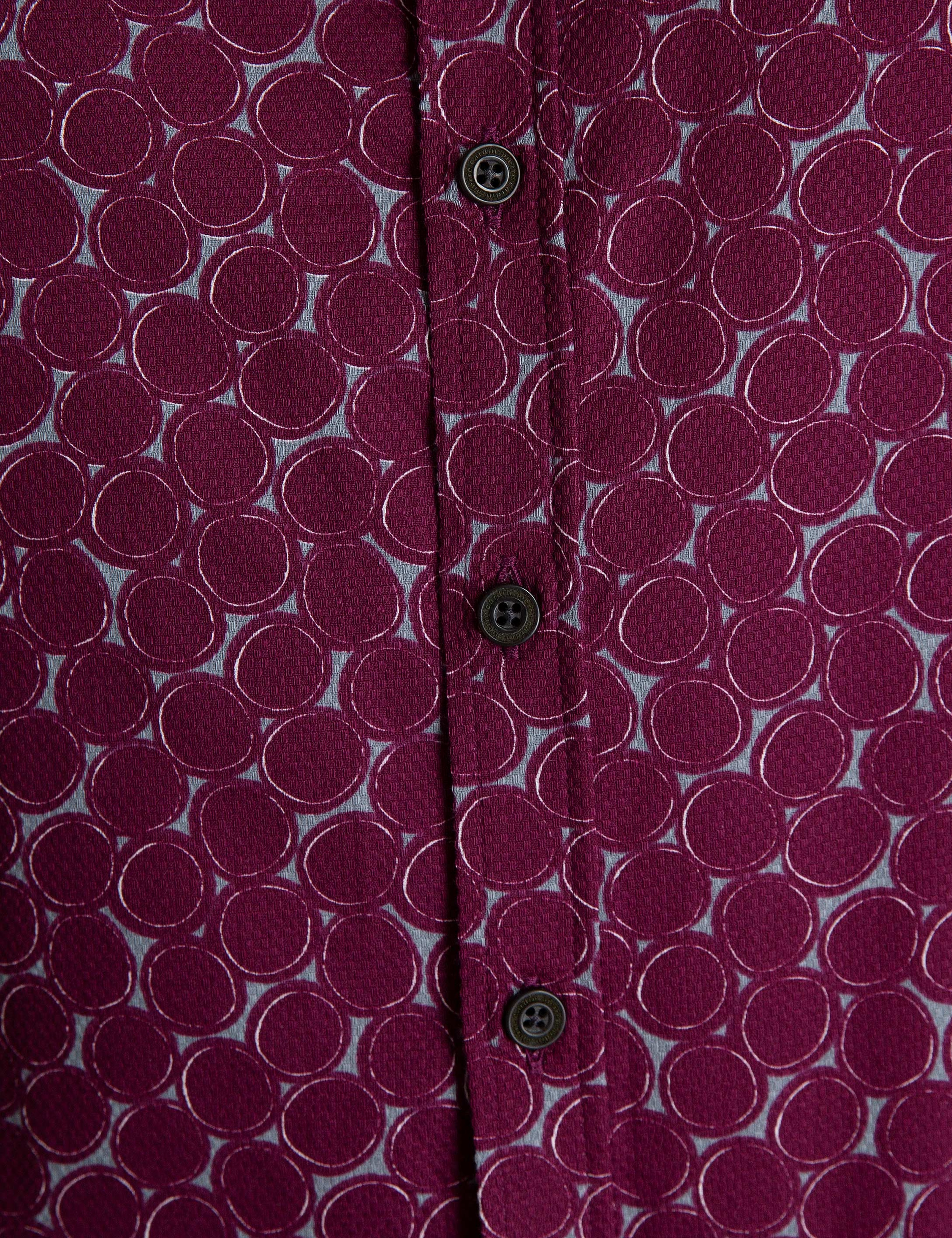 Bordo Slim Fit Gömlek - Image 5
