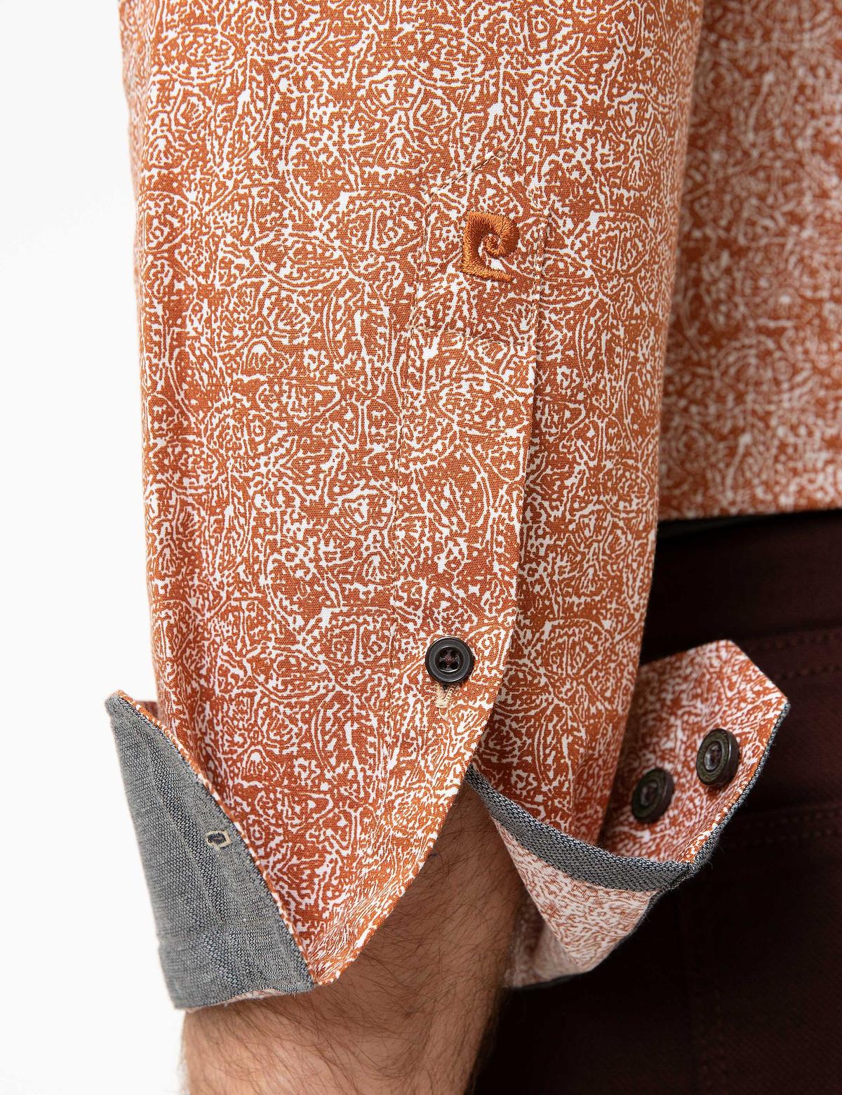 Açık Kahverengi Slim Fit Gömlek - 50193889001