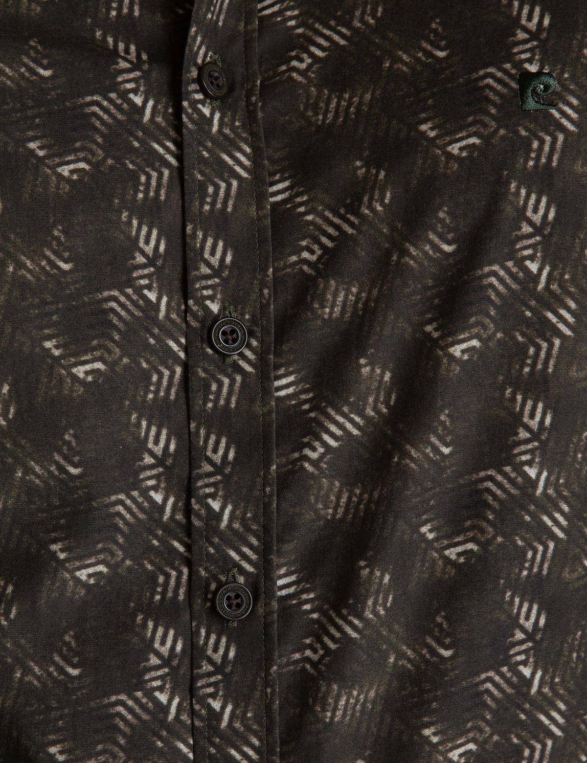 Yeşil Slim Fit Gömlek - 50193903024