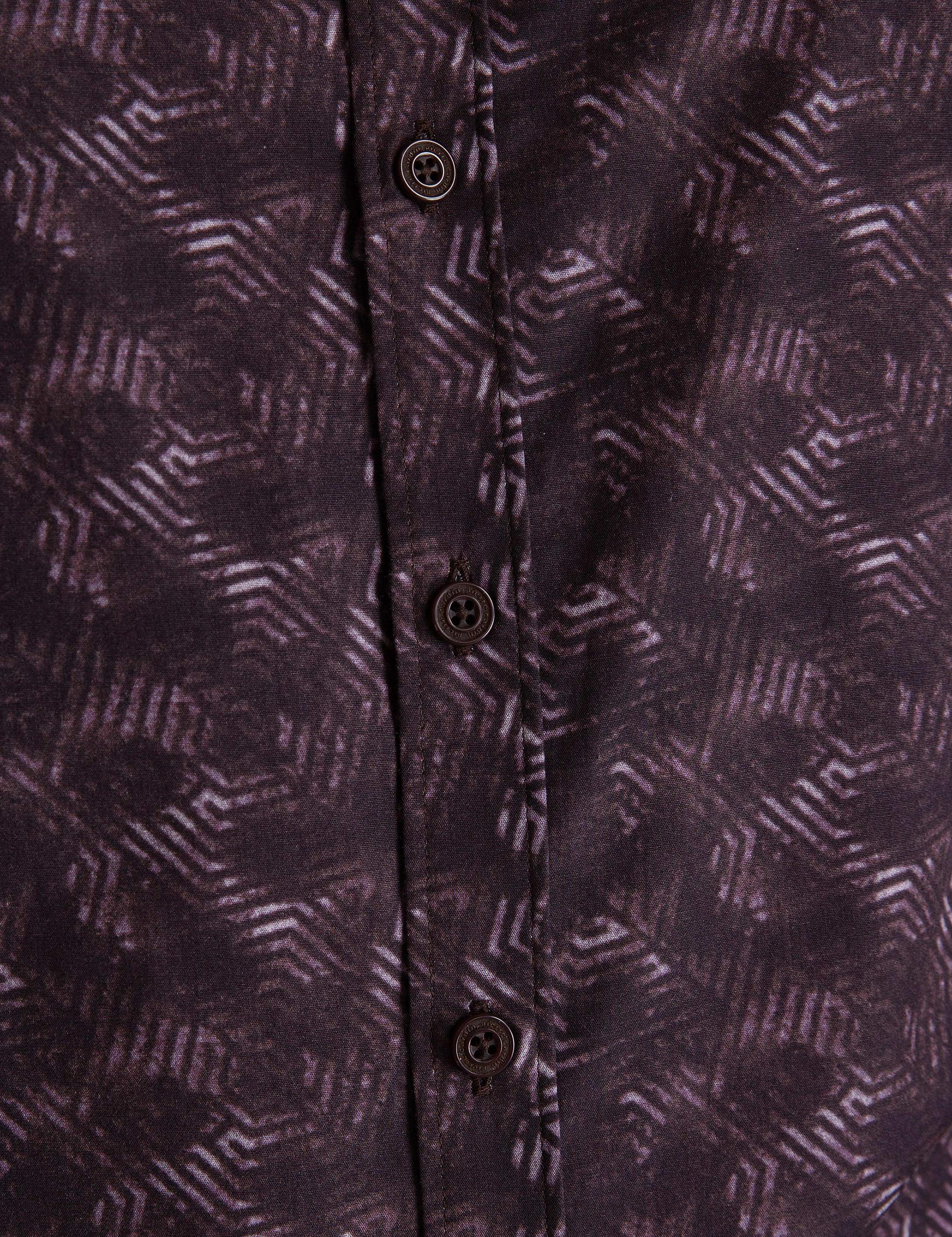 Bordo Slim Fit Gömlek