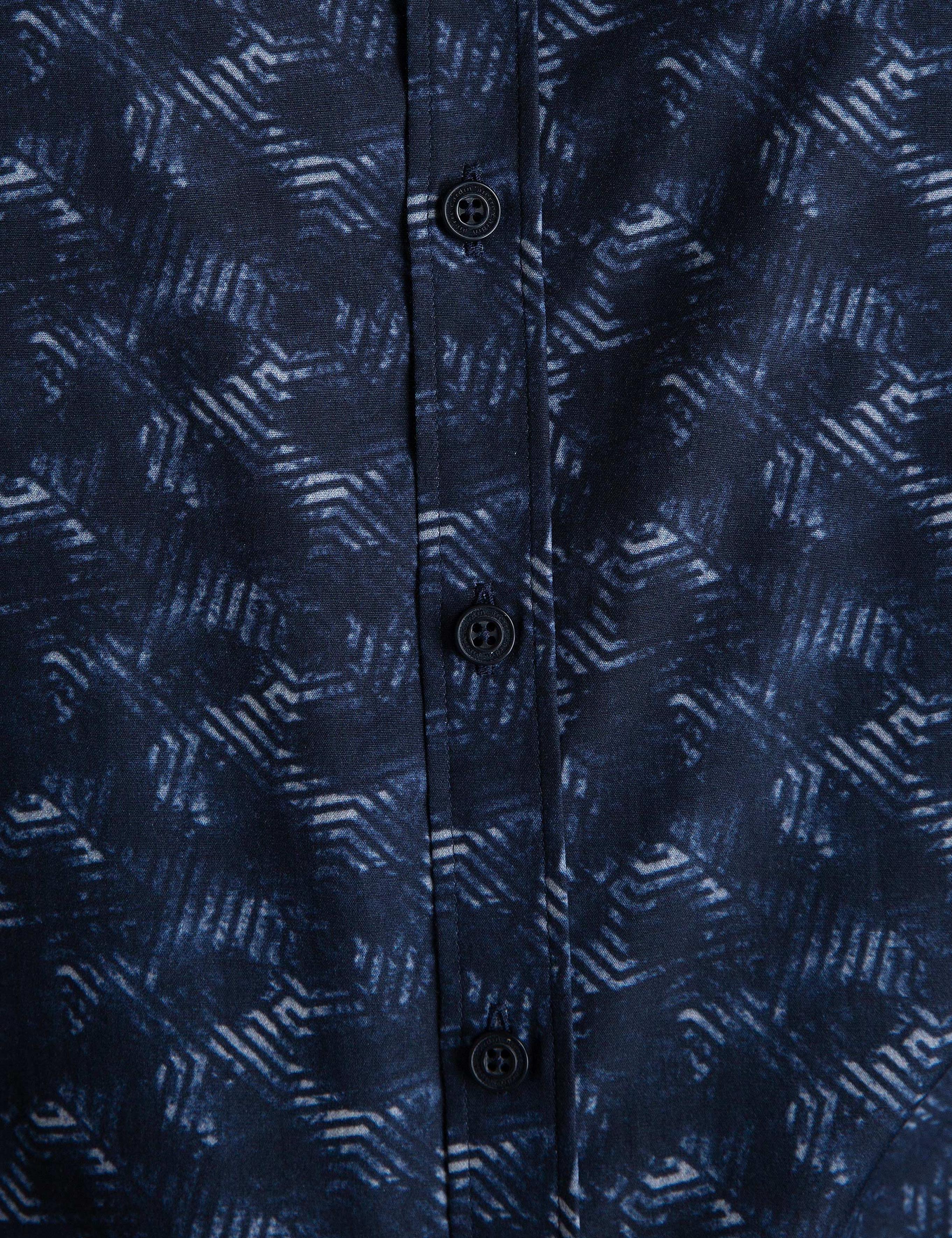 Lacivert Slim Fit Gömlek