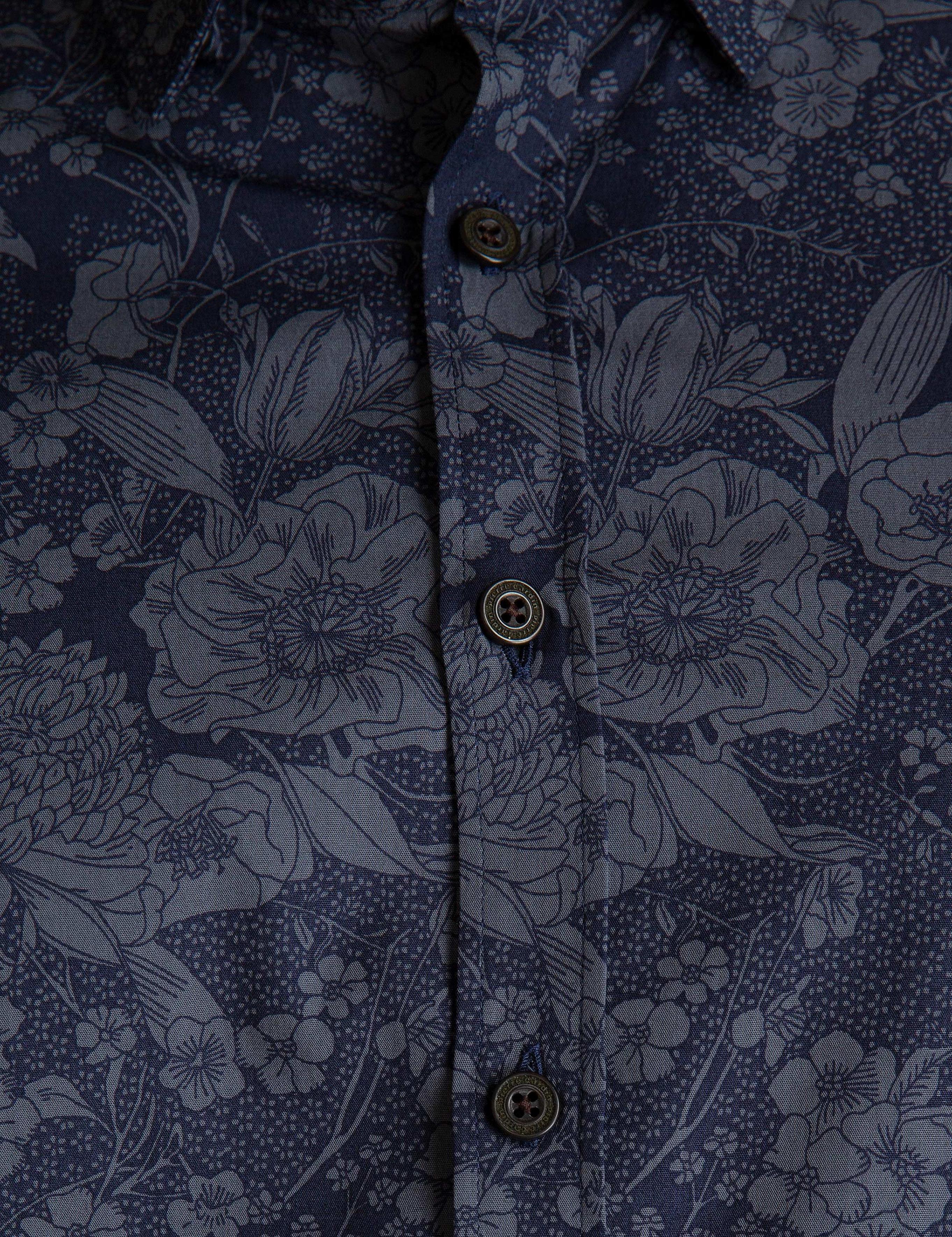 Lacivert Slim Fit Gömlek