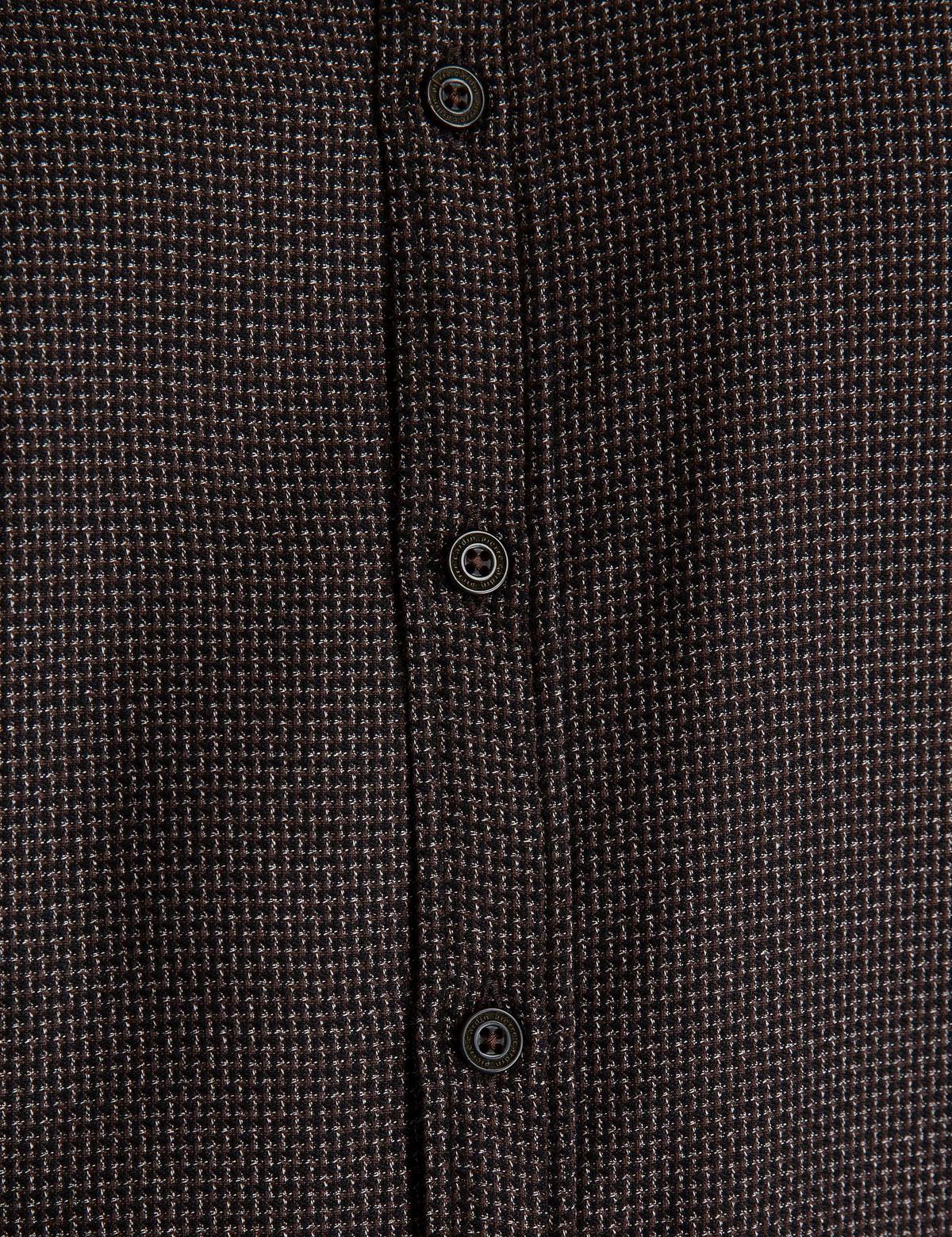 Kahverengi Slim Fit Gömlek - 50193991007