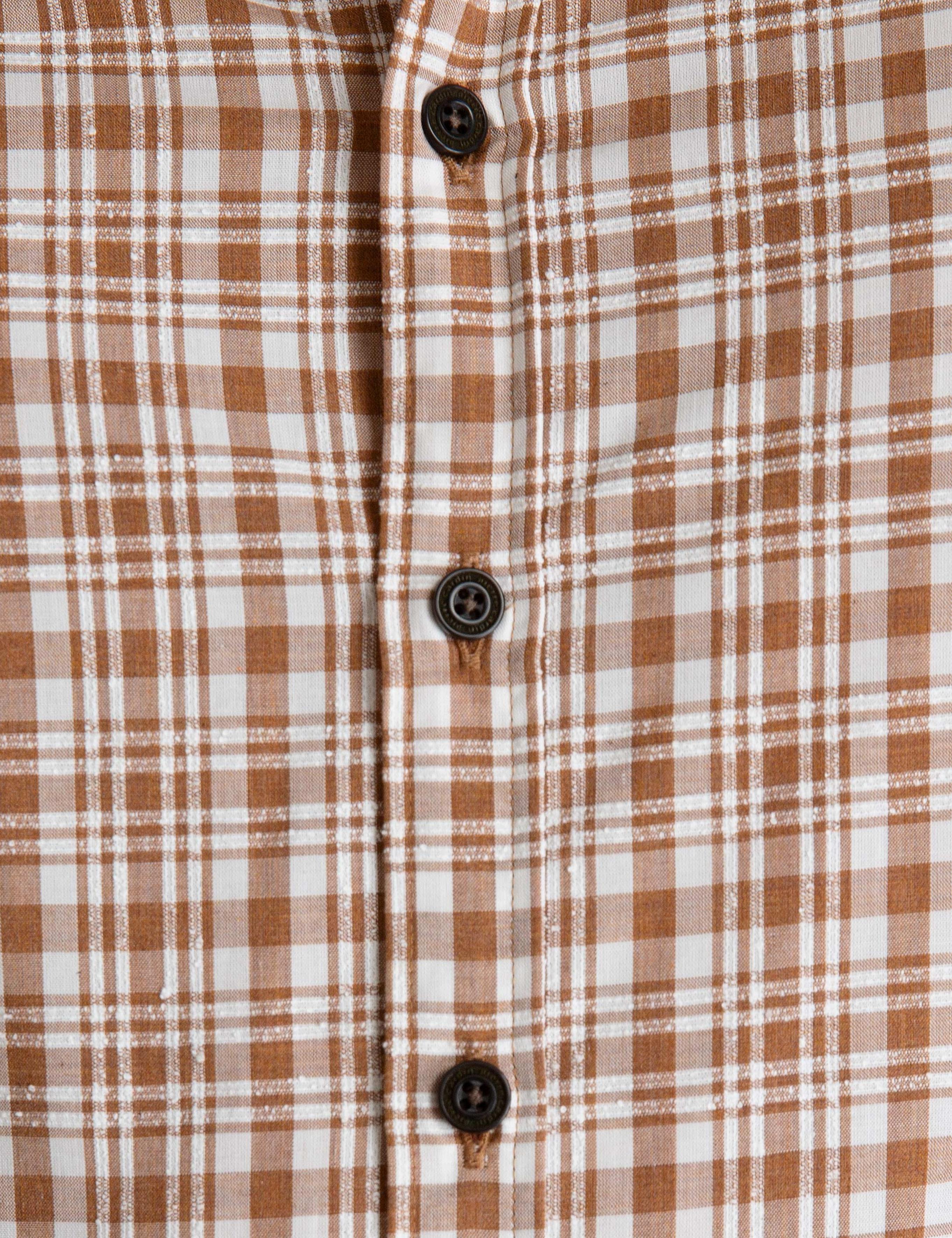 Kiremit Slim Fit Gömlek