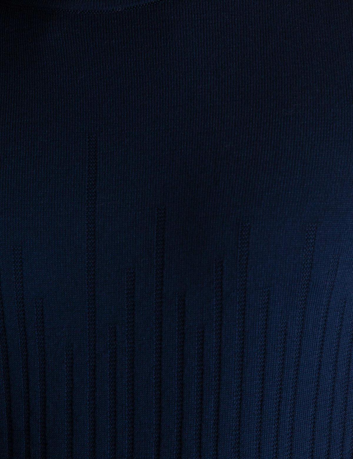 Lacivert Slim Fit Triko Kazak - 50194114031