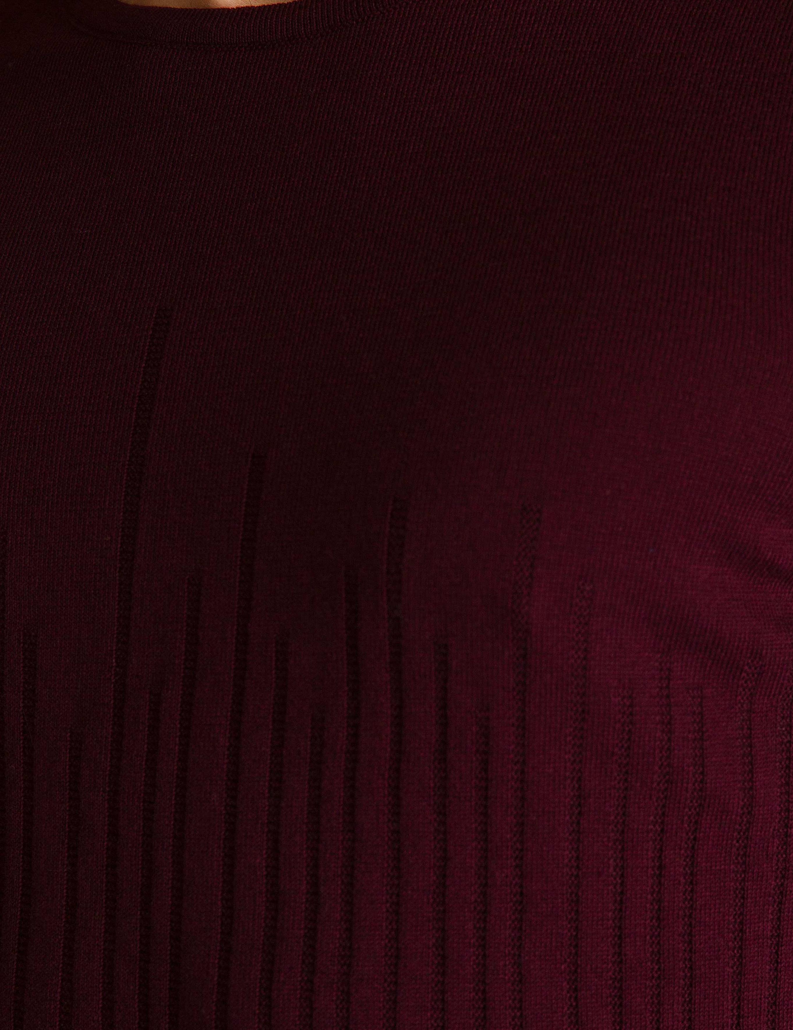 Bordo Slim Fit Kazak