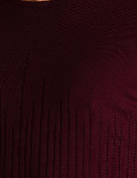 Bordo Slim Fit Kazak - 50194114041